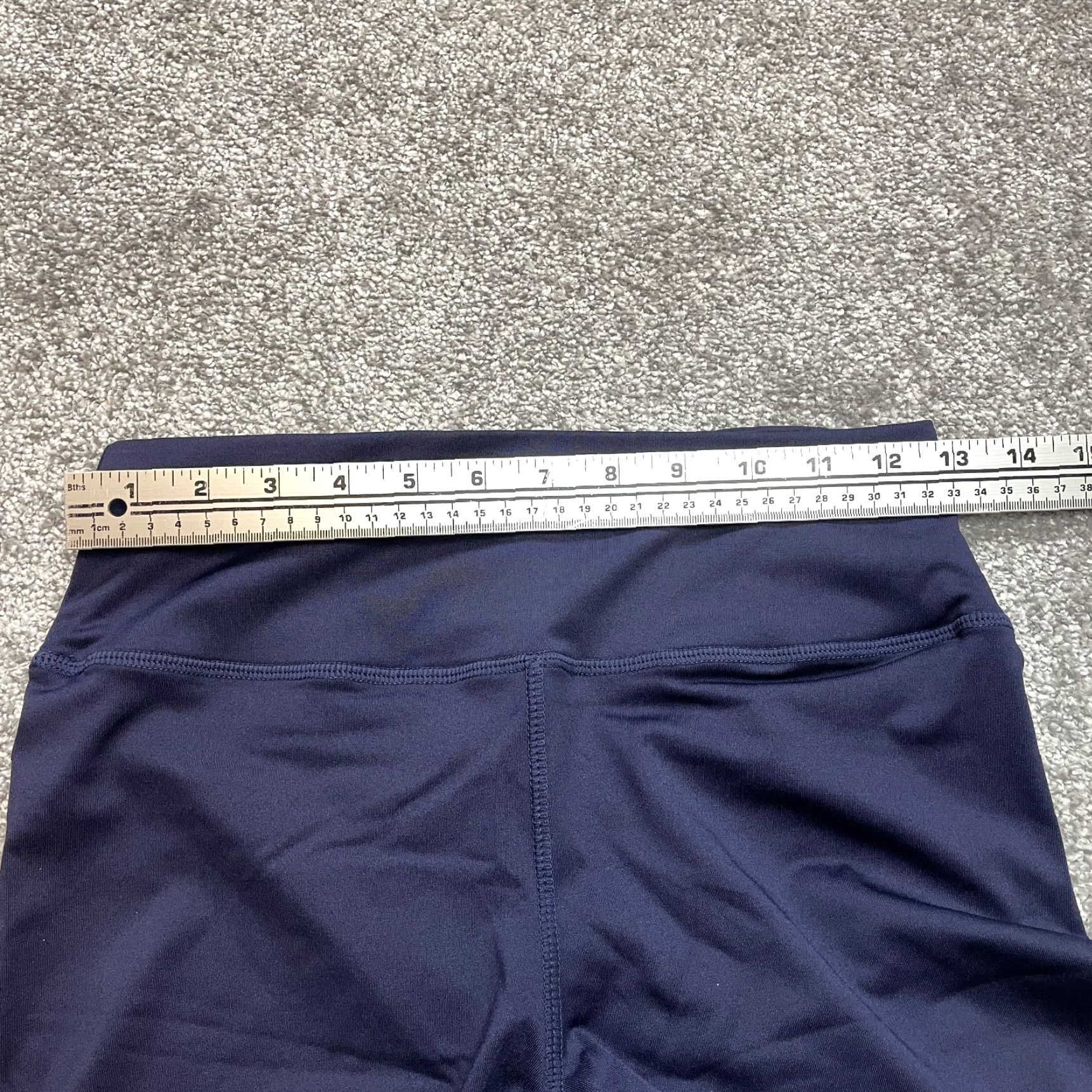 Vintage Unbranded Compression Shorts Medium Navy Blue Active Gym Yoga New Womens Size 32" / US 10 / IT 46 - 5 Thumbnail