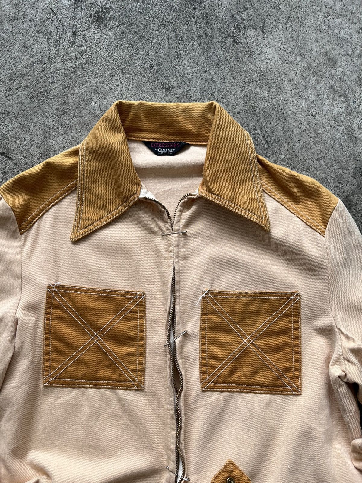 50〜60's CAMPUS OUTERWEAR Vintage 1960s western style jacket made by campus