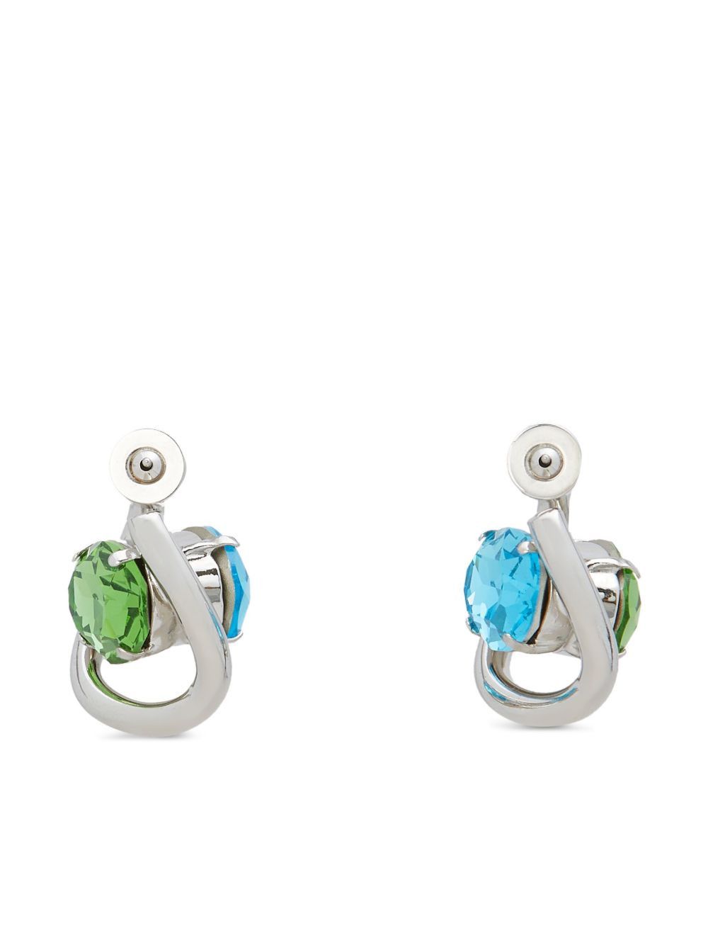 Marni o1w1db10125 Size:OS/Embellished Hoop Earrings in Multicolor Size ONE SIZE - 1 Thumbnail