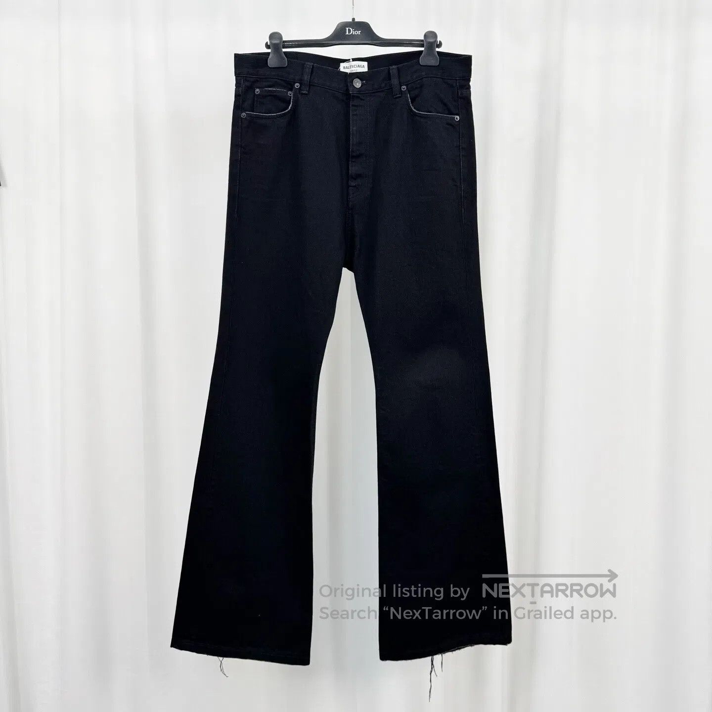 Balenciaga Balenciaga Lost Tape Distressed Flared Jeans| Size US 36 / EU 52 - 1 Thumbnail