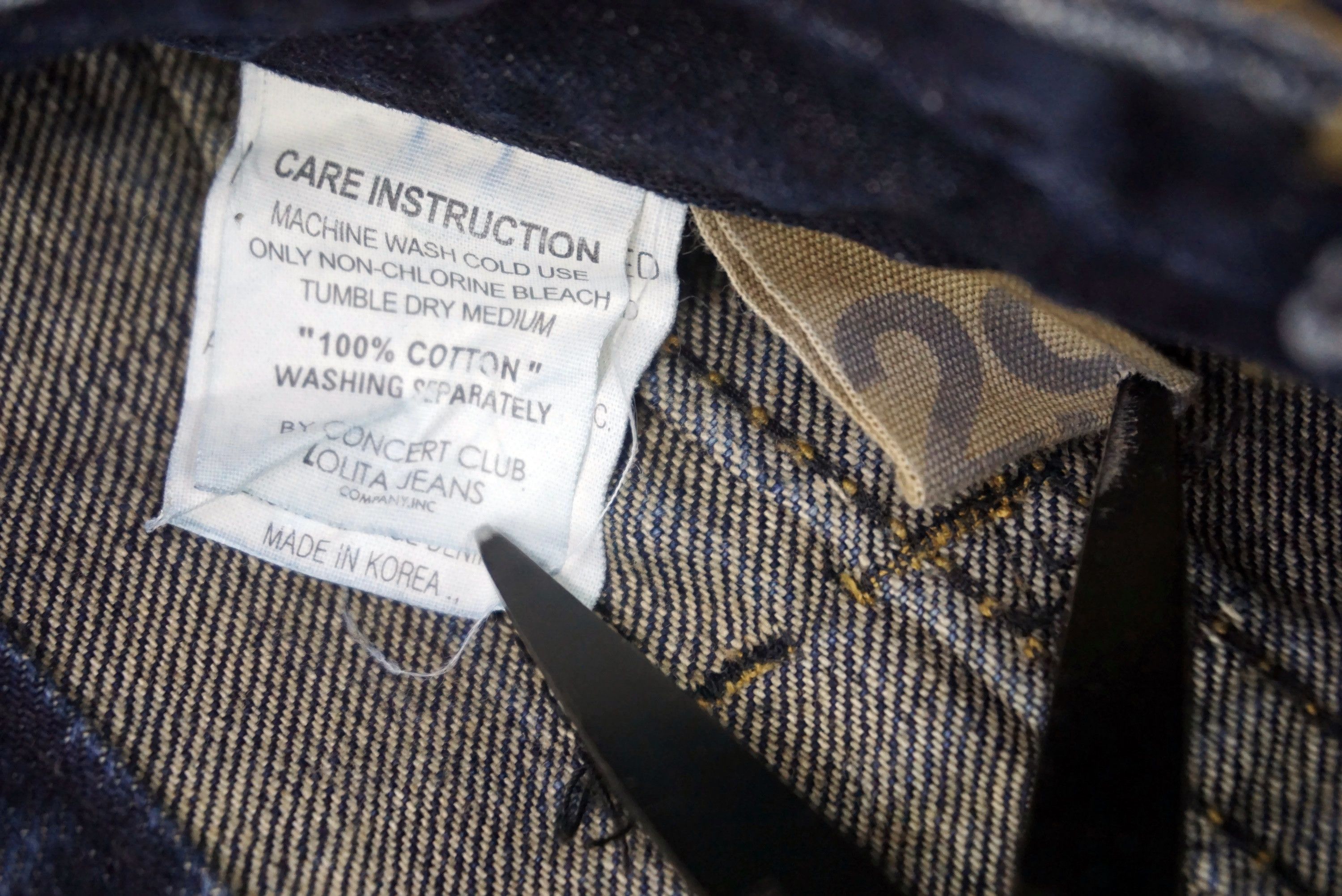 Japanese Brand LOLITA Jeans Size 29 fit W32xL33.5 Multi Zipper Baker Denim Size 29" - 11 Thumbnail