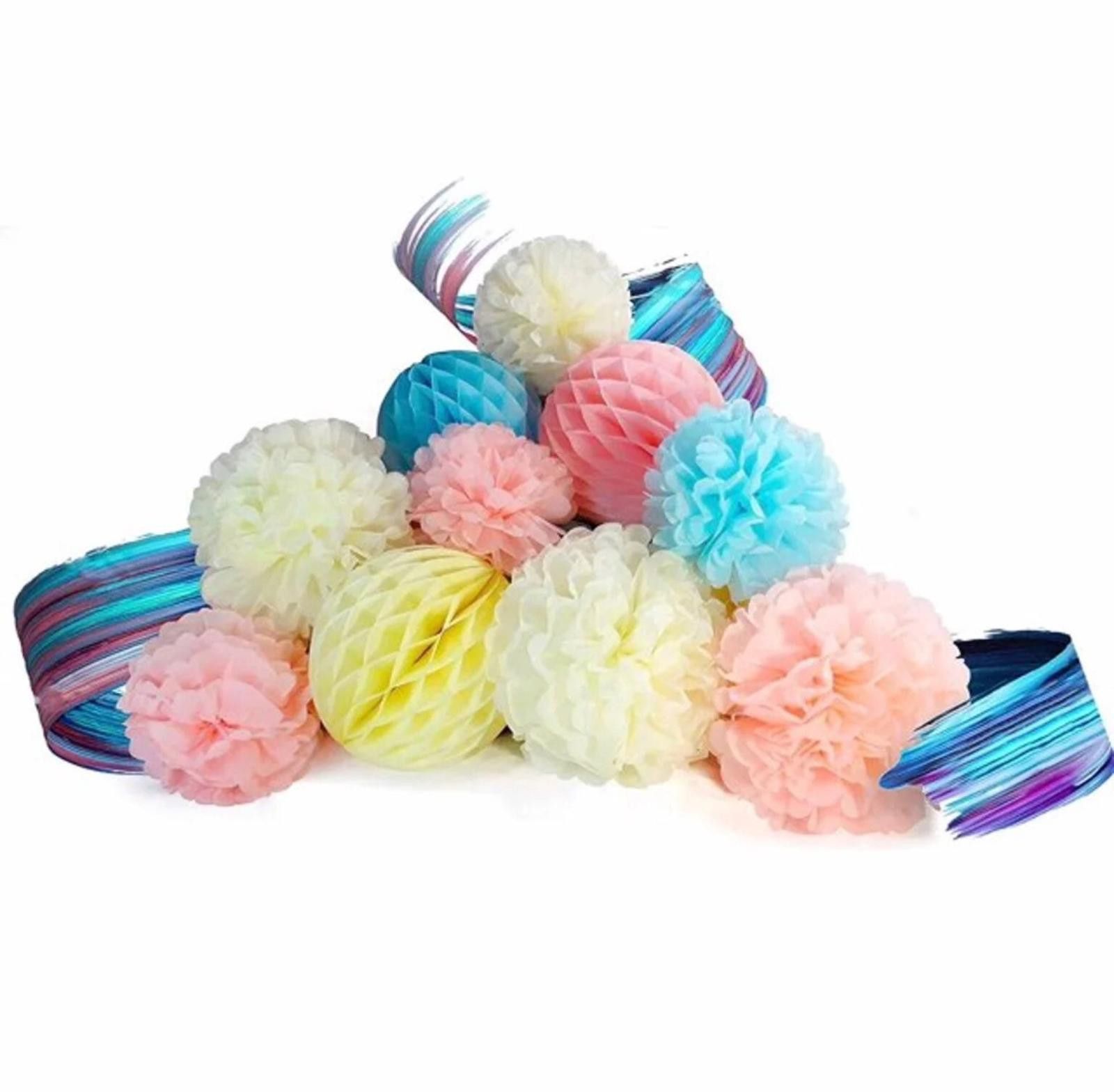 Other Set of Paper Party Decorations NEW 22pcs Size ONE SIZE - 4 Thumbnail