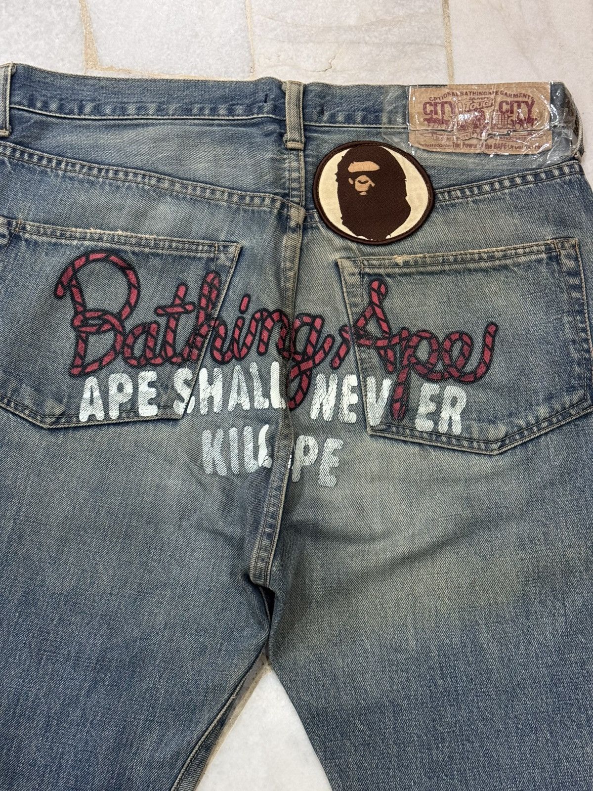 Bape Vintage Bape Denim Selvedge Size US 34 / EU 50 - 7 Thumbnail