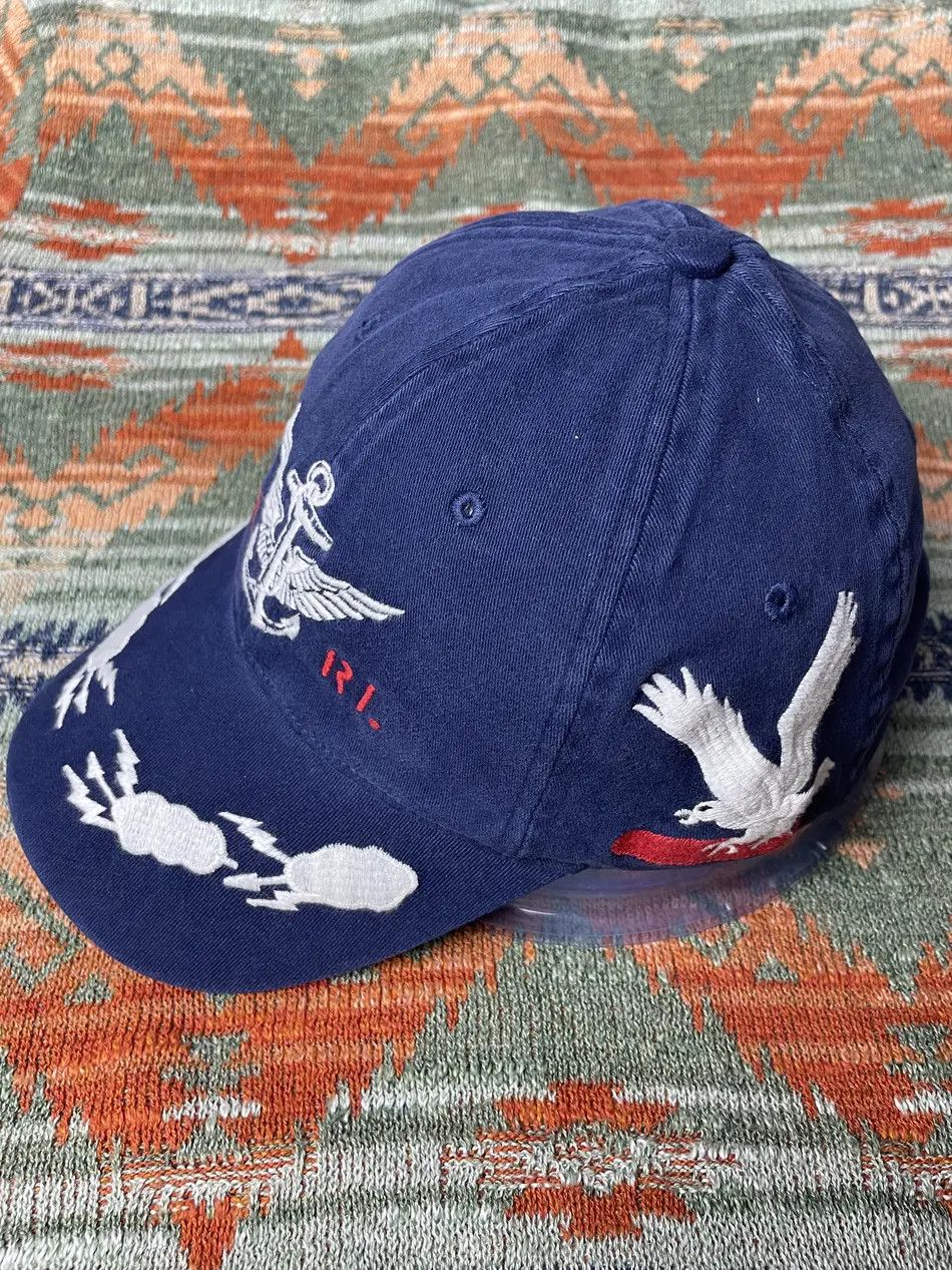 Polo Ralph Lauren Polo Ralph Lauren Rare Leather Baseball Hat cap Size ONE SIZE - 4 Thumbnail