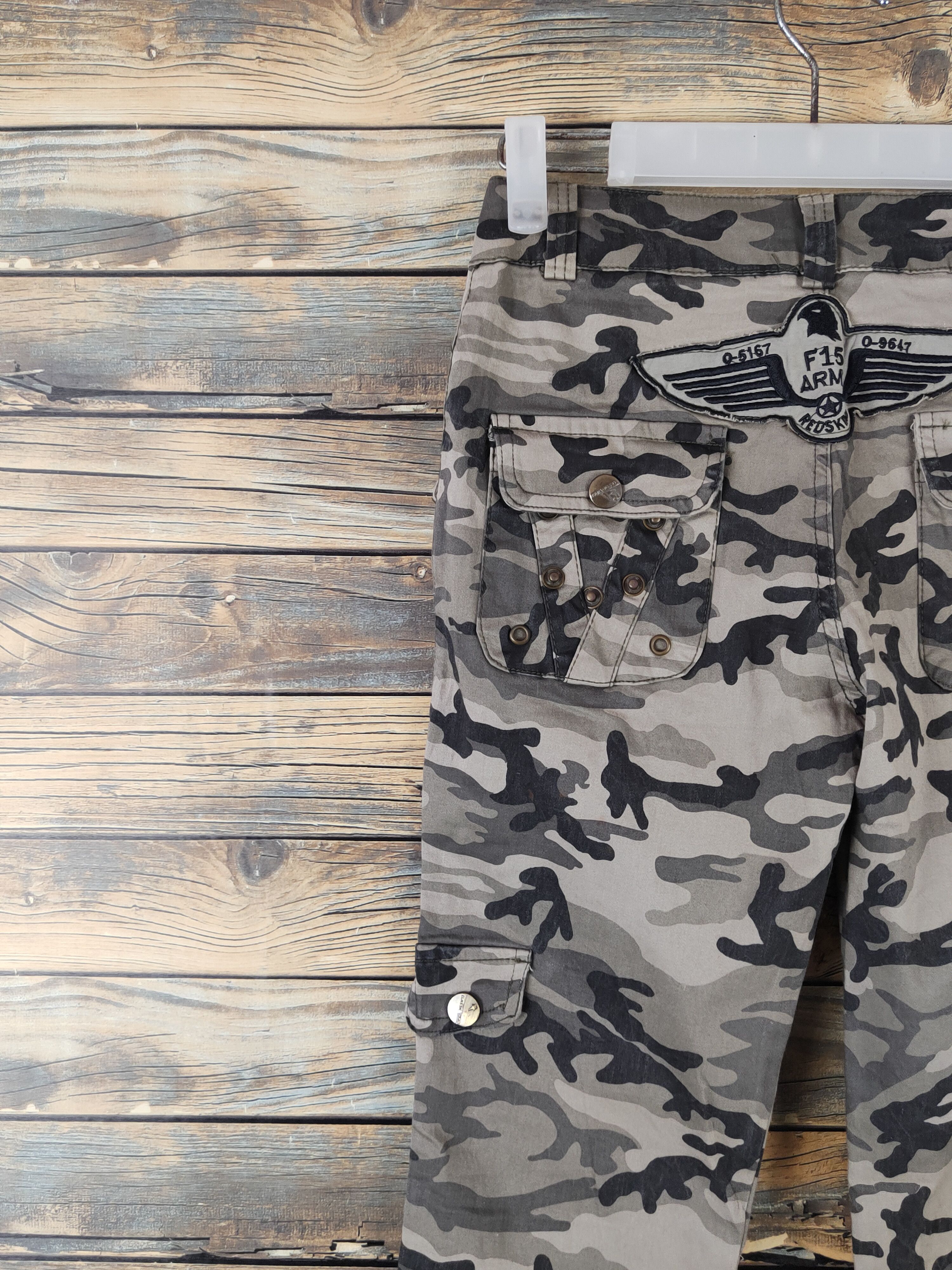 Japanese Brand DLL Japanese Brand Camouflage Multipocket Cargo Pants #234 Size 26" / US 2 / IT 38 - 9 Thumbnail