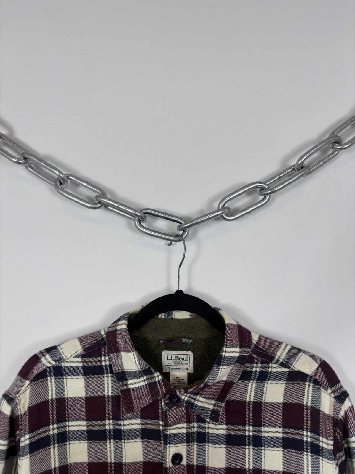 L.L. Bean L.L. Bean Vintage Plaid Check Fleece Lined Flannel Shirt Size US M / EU 48-50 / 2 - 3 Thumbnail