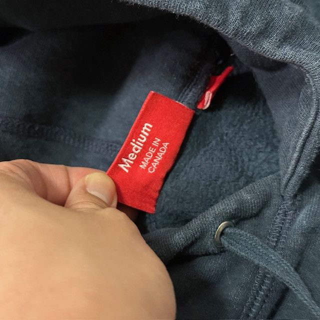 Supreme Supreme Delta Logo Hoodie FW19 Navy Blue Mens Size Medium Size US M / EU 48-50 / 2 - 8 Thumbnail