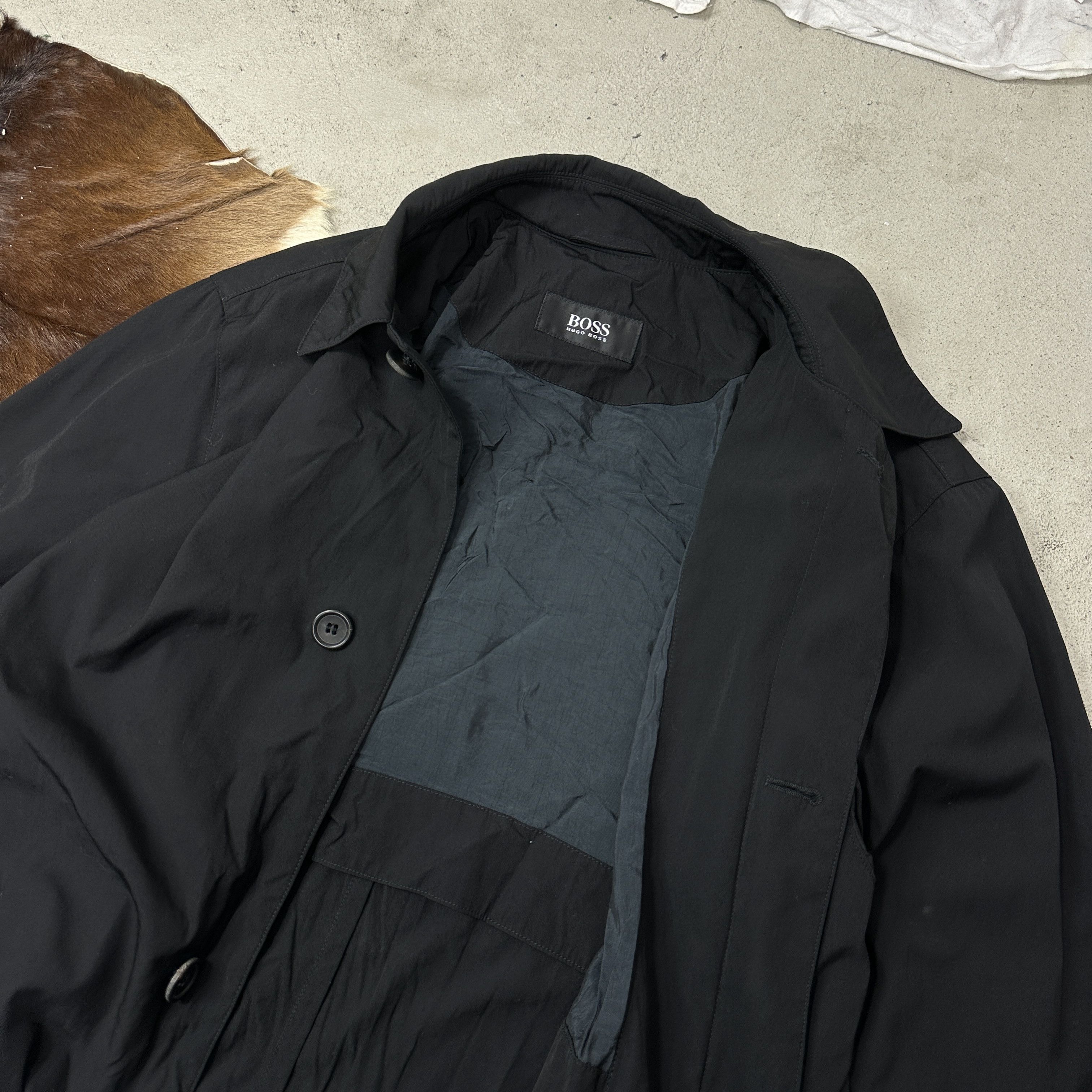 Hugo Boss Vintage Avant Garde Hugo Boss Maxi Oversize Coat Y2K Size XL / US 12-14 / IT 48-50 - 6 Thumbnail