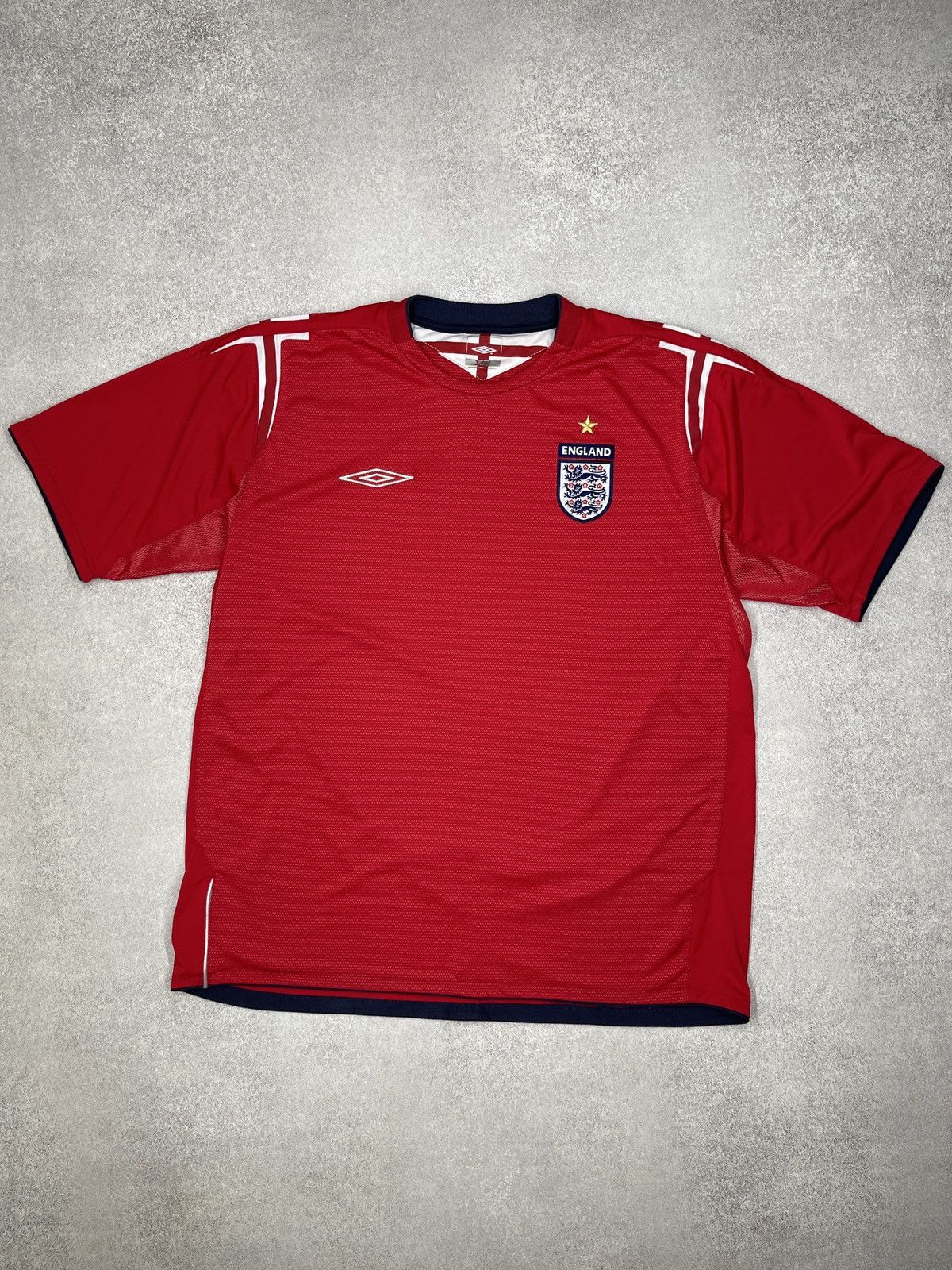 Umbro Vintage Umbro England 2004 Soccer Jersey Red Official Y2K Size US XL / EU 56 / 4 - 2 Thumbnail