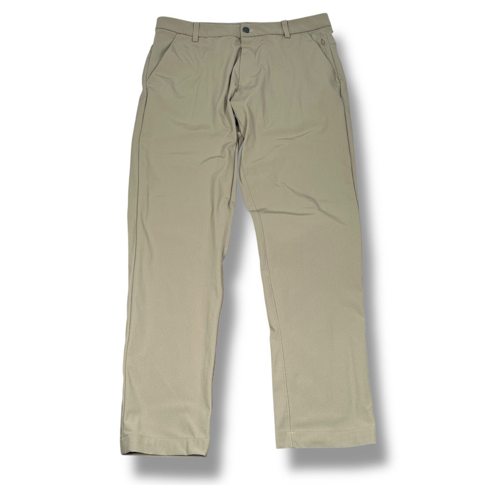 Lululemon Lululemon Commission Classic Warpstreme Pant Men's 34 Beige Size US 34 / EU 50 - 1 Thumbnail