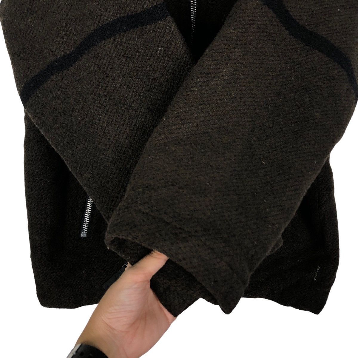 Japanese Brand 🔥Rich Brown Wool Herringbone Jacket Mavi Sons Issey Miyake Size US L / EU 52-54 / 3 - 16 Thumbnail