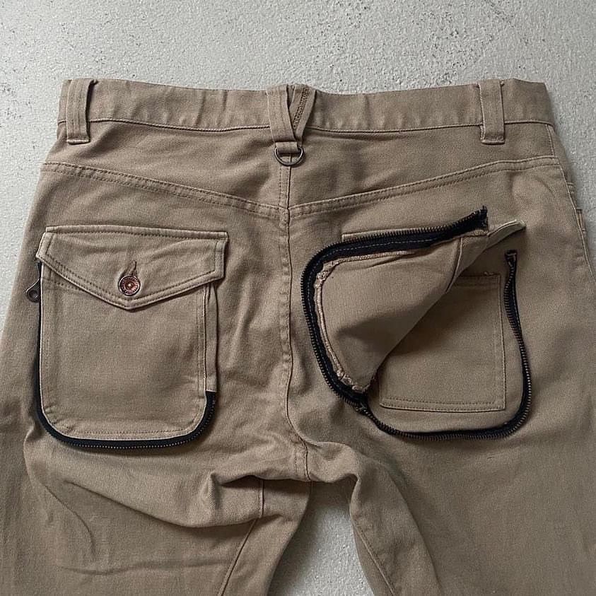 Japanese Brand × PPFM PPFM Curved denim pants Size US 34 / EU 50 - 3 Thumbnail
