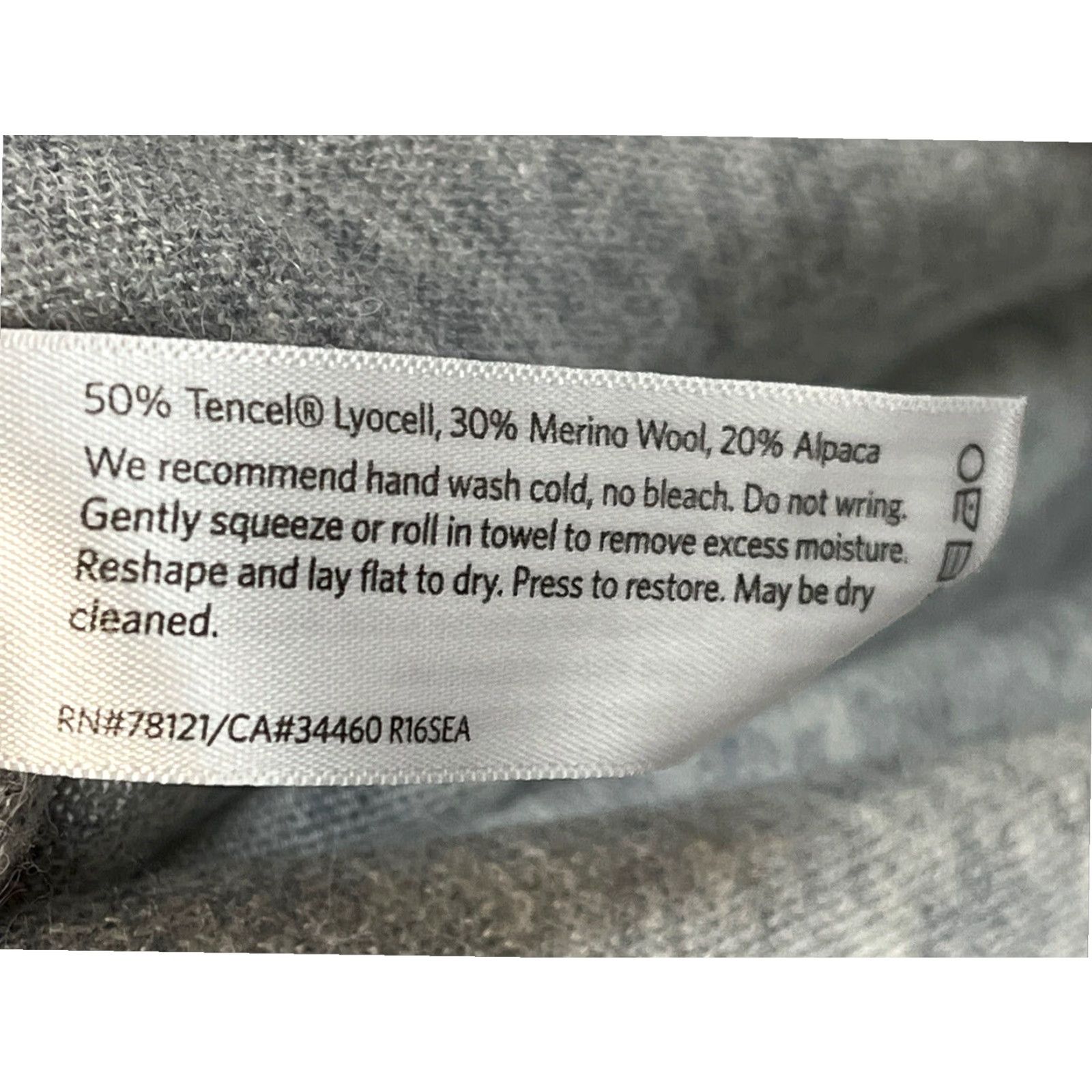 Eileen Fisher Eileen Fisher Tunic Dress Sweater Grey Merino Wool Blend Women's Small 3/4 Sleeve Lightweight Size S / US 4 / IT 40 - 4 Thumbnail