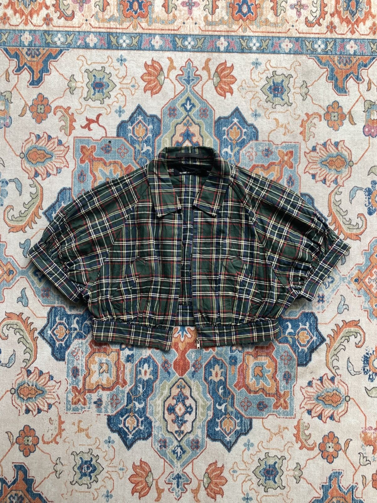 Tricot Comme des Garcons Tartan zip top Fw1990 Size M / US 6-8 / IT 42-44 - 3 Thumbnail