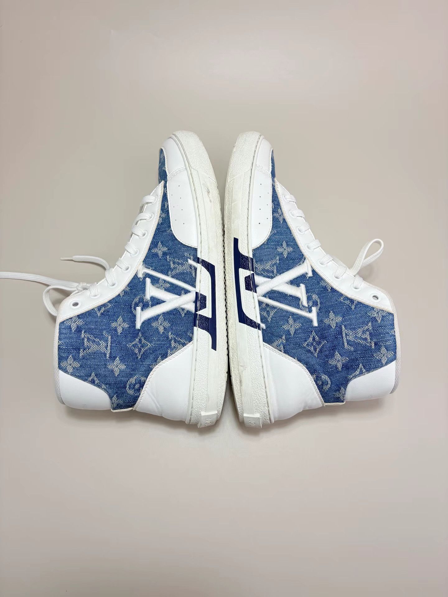 Louis Vuitton LOUIS VUITTON LV CHARLIE Denim High-Top Sneakers Size US 9 / EU 42 - 5 Thumbnail