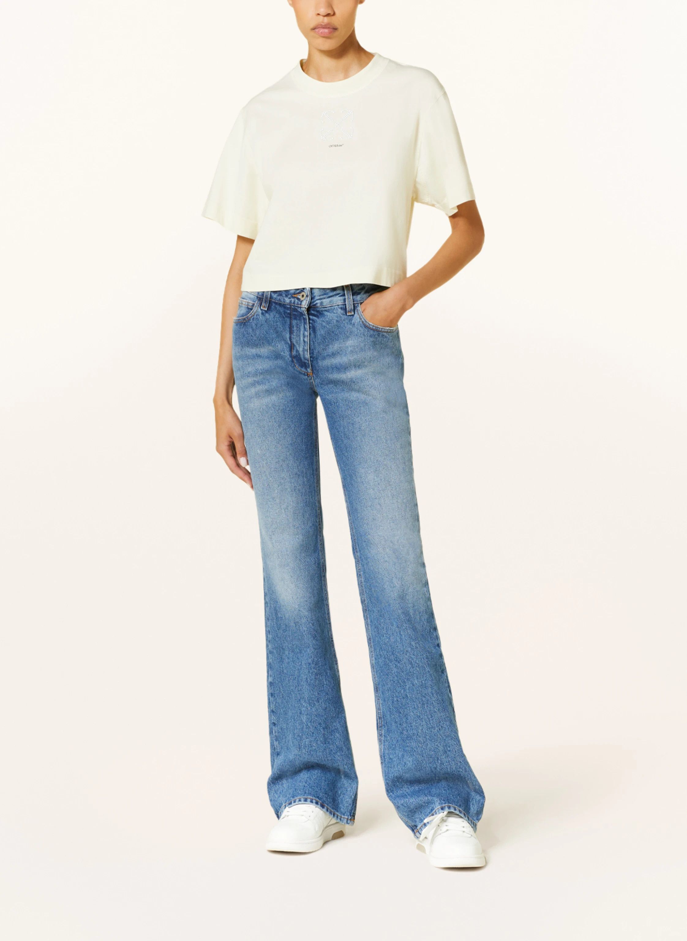 Off-White o1y1225 Denim Pant in Blue Size 27" / US 4 / IT 40 - 2 Thumbnail