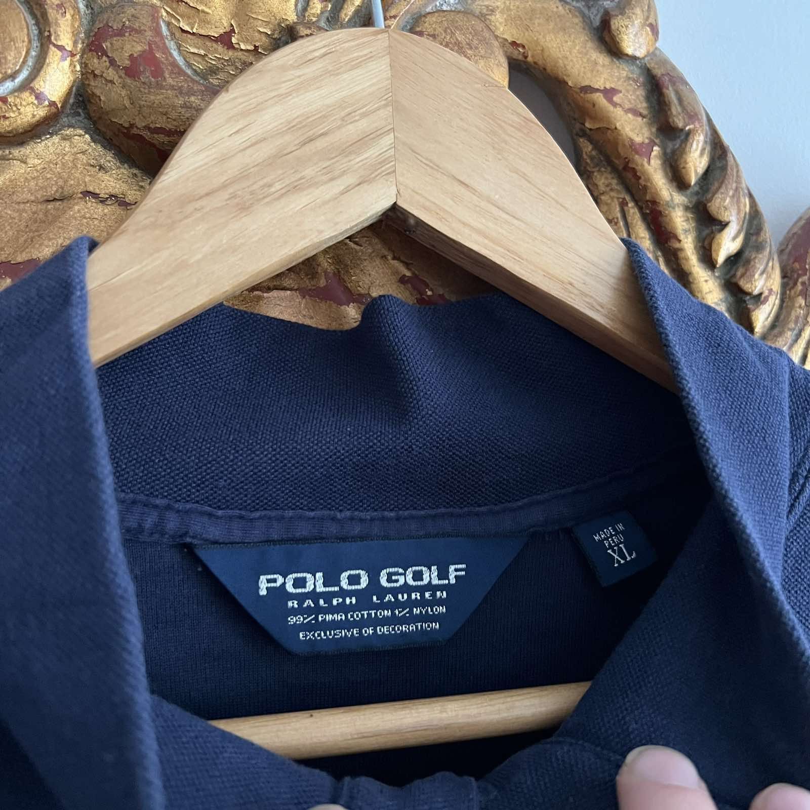 Polo Ralph Lauren × Vintage Polo Golf sweatshirt polo ralph lauren half zipper 90s Sz XL Size US XL / EU 56 / 4 - 5 Thumbnail