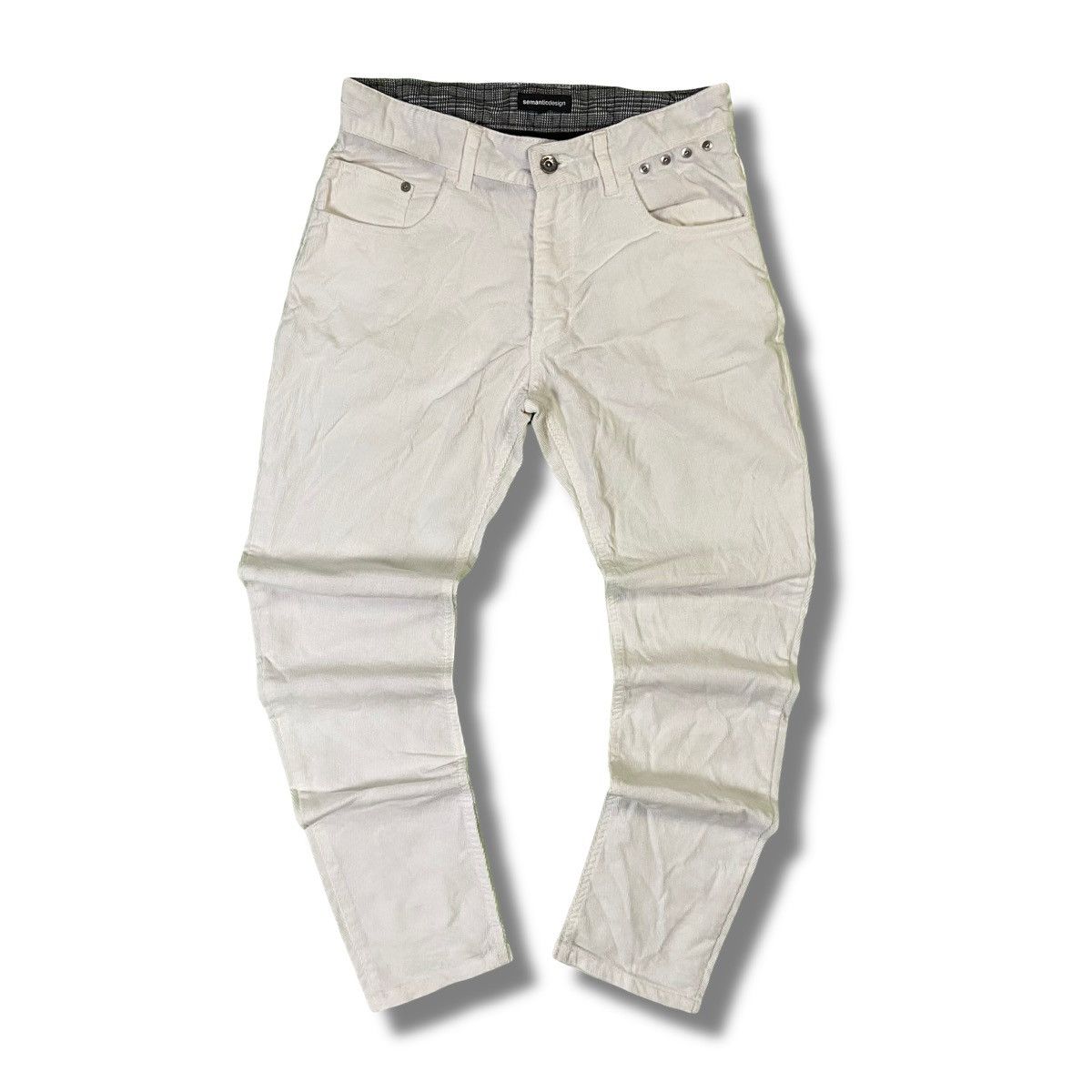 Vintage Semantic Design Corduroy Pants Size US 28 / EU 44 - 1 Thumbnail