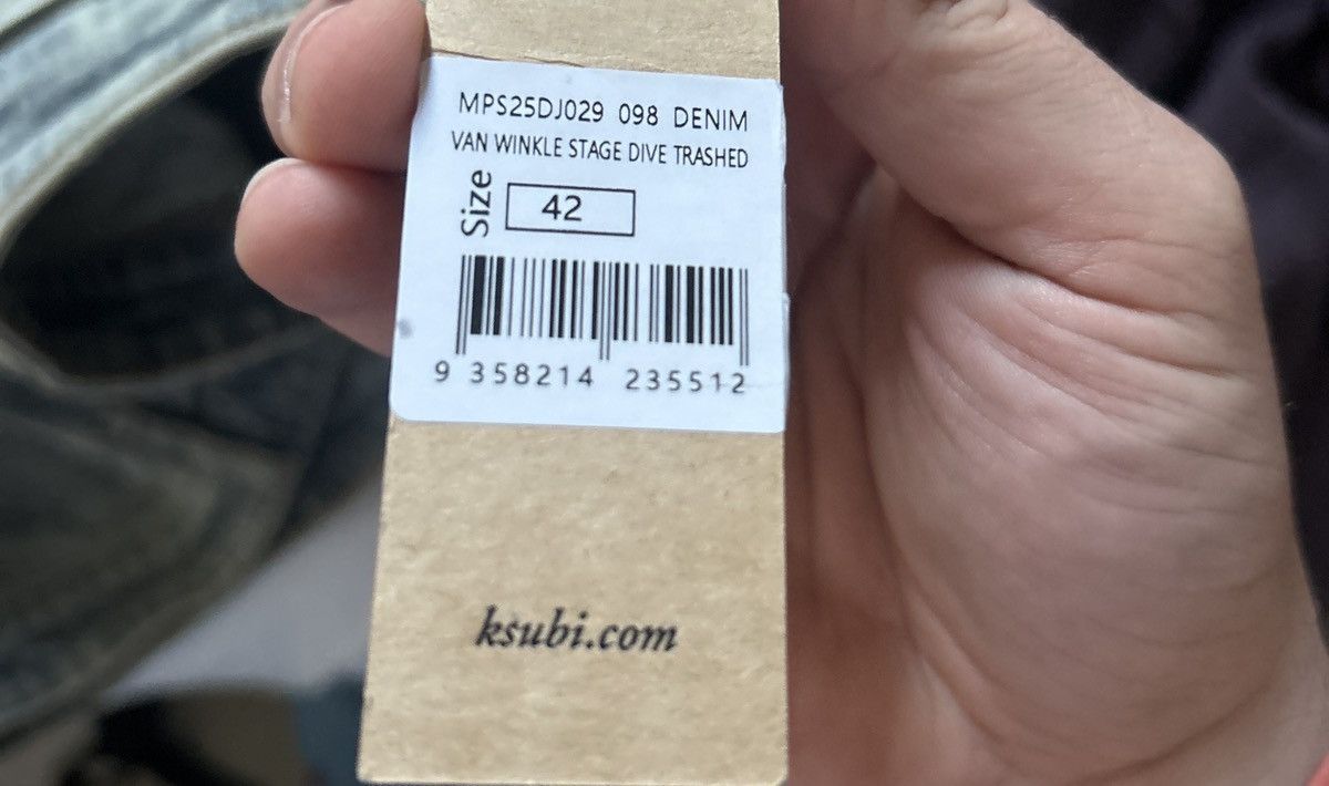 Ksubi Ksubi Van Winkle Trashed Indigo Size US 42 / EU 58 - 5 Thumbnail