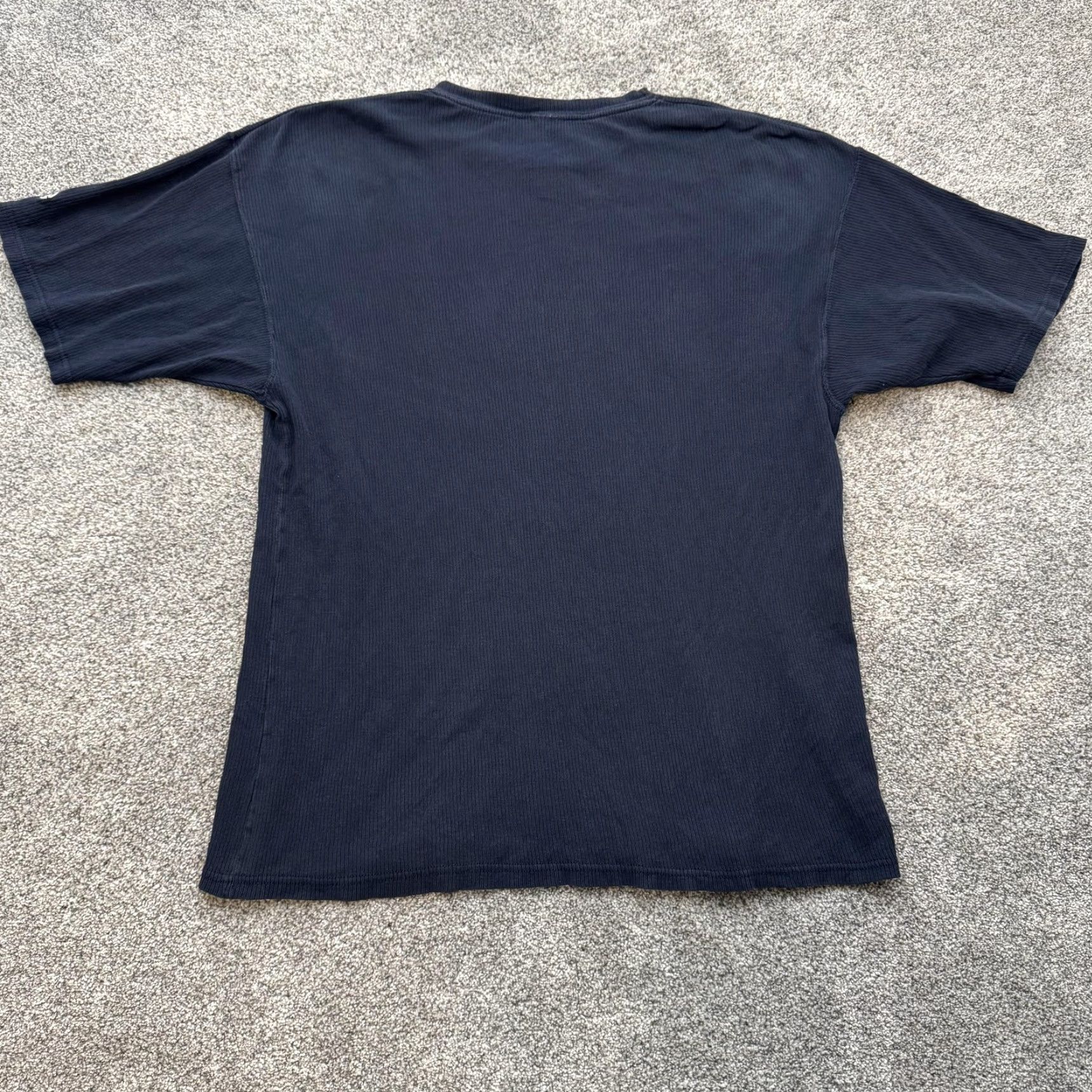 Champion Champion Shirt Mens Large Blue Ribbed Embroidered Crewneck Casual Tee Size US L / EU 52-54 / 3 - 7 Thumbnail