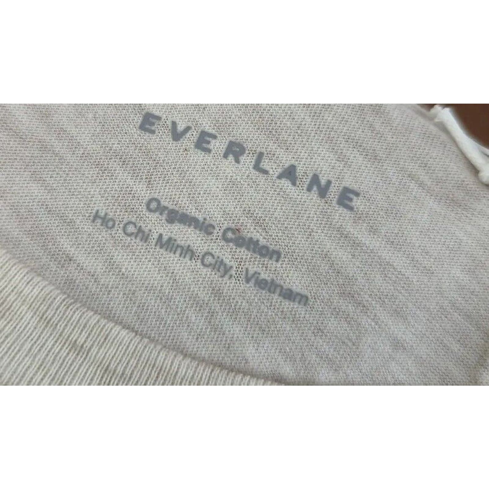 Everlane Everlane T Shirt Women XS Heathered Oat Tee Organic Crew Size XS / US 0-2 / IT 36-38 - 3 Thumbnail