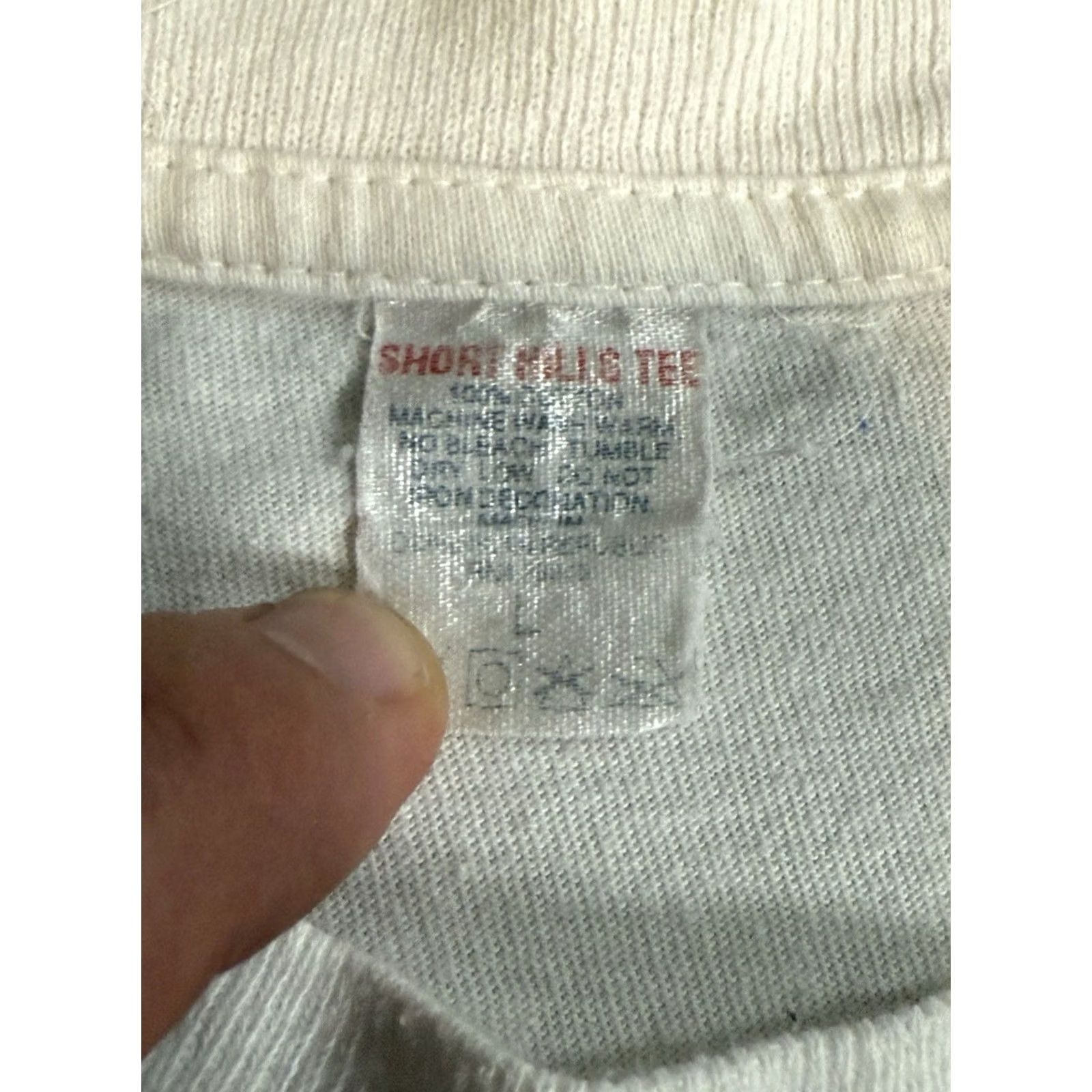 Vintage VINTAGE Short Hills Tee Shirt L White Bugs Bunny Metallica Megadeth Graphic Print Crew Neck Short Sleeve Men Size US L / EU 52-54 / 3 - 6 Thumbnail