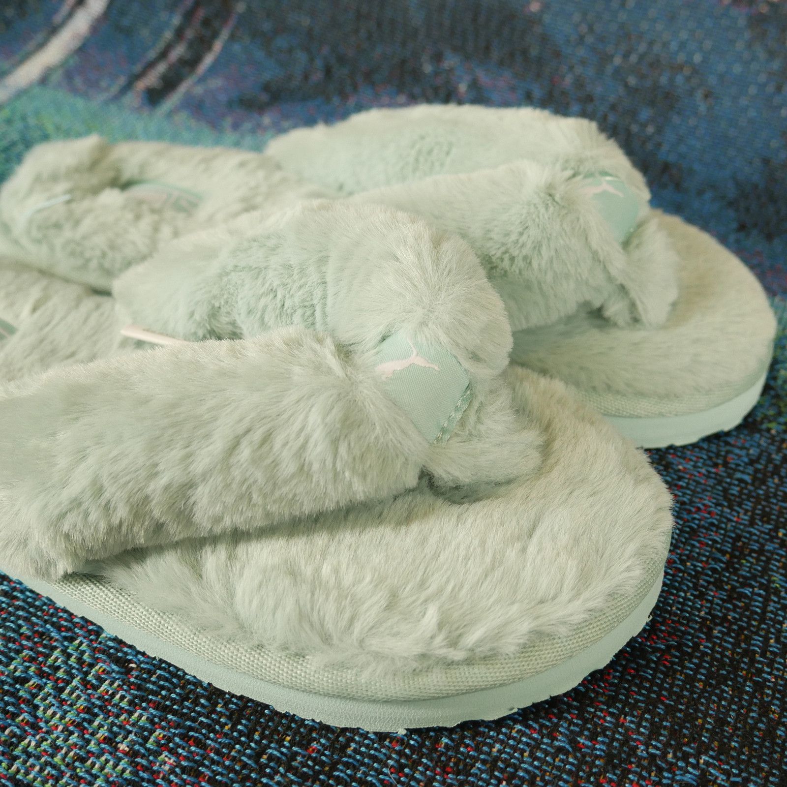 Puma Puma Fluff Faux Fur Flip Flops Size US 6 / IT 36 - 4 Thumbnail