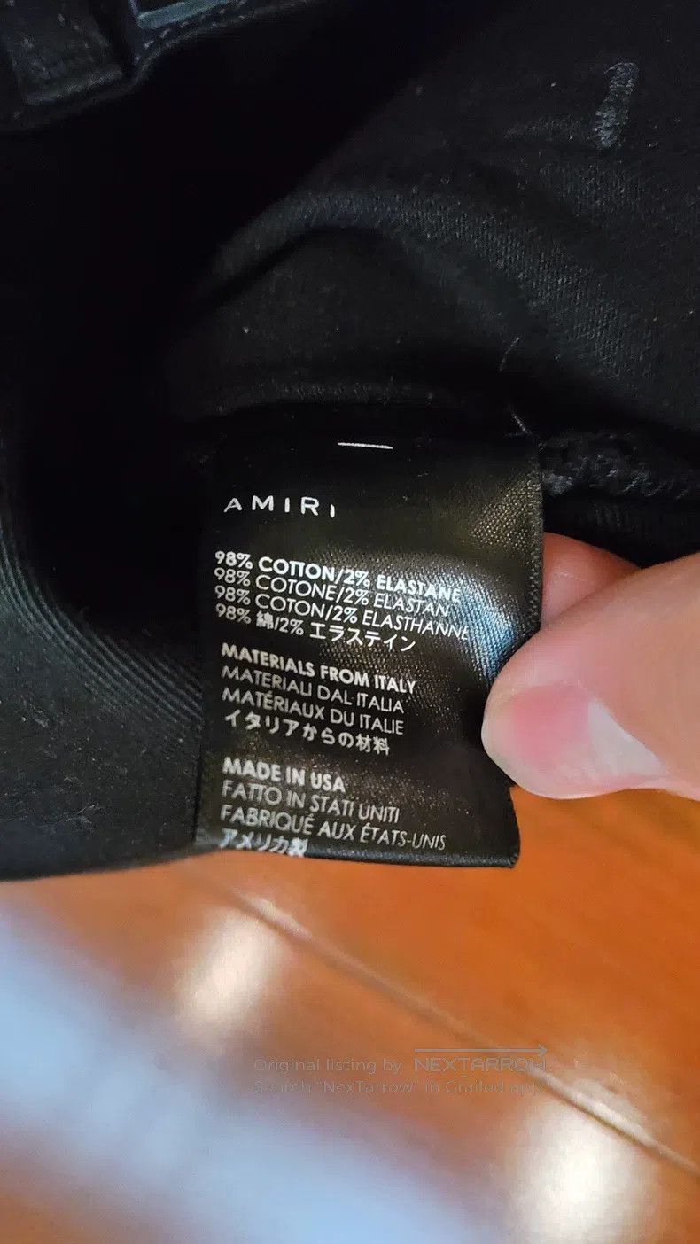 Amiri Amiri Size 31 Music Note Sparkle Diamond Black Jeans Size US 31 - 7 Thumbnail