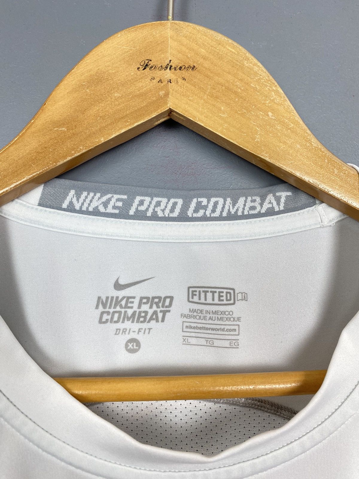 Nike Nike Pro Combat Fitted Short Sleeve T-Shirt Size XL White Size US XL / EU 56 / 4 - 5 Thumbnail