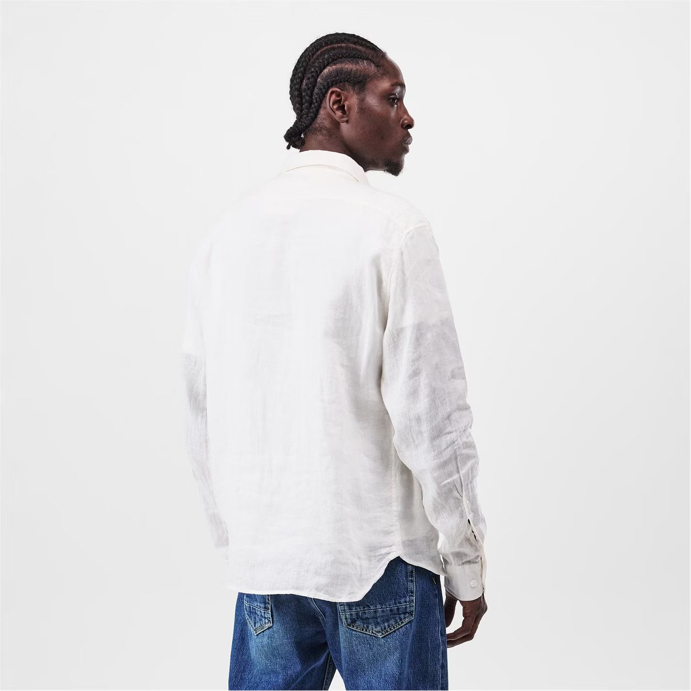 C.P. Company o1g2r1mq0426 Long Sleeve Shirt in White Size US S / EU 44-46 / 1 - 4 Thumbnail