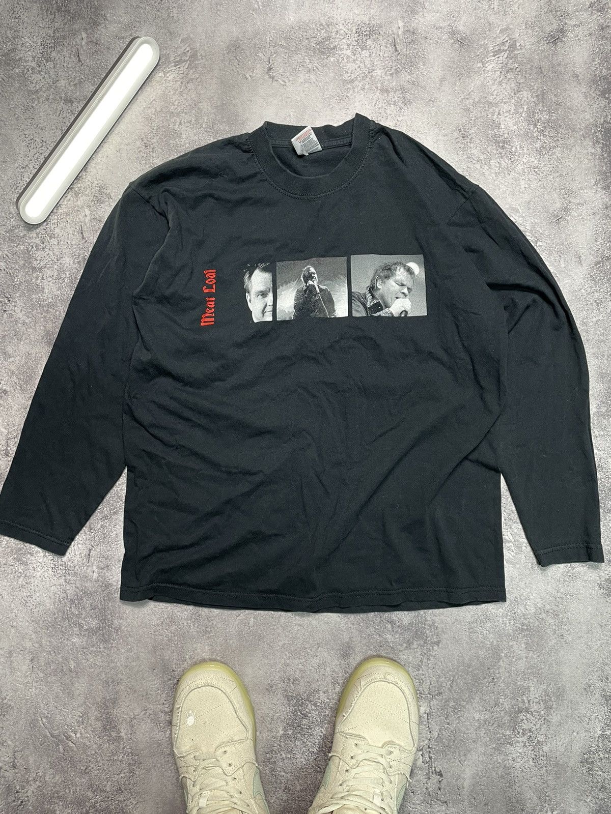 Band Tees Vintage Meat Loaf World Tour Long Sleeve T-Shirt Size US M / EU 48-50 / 2 - 1 Thumbnail