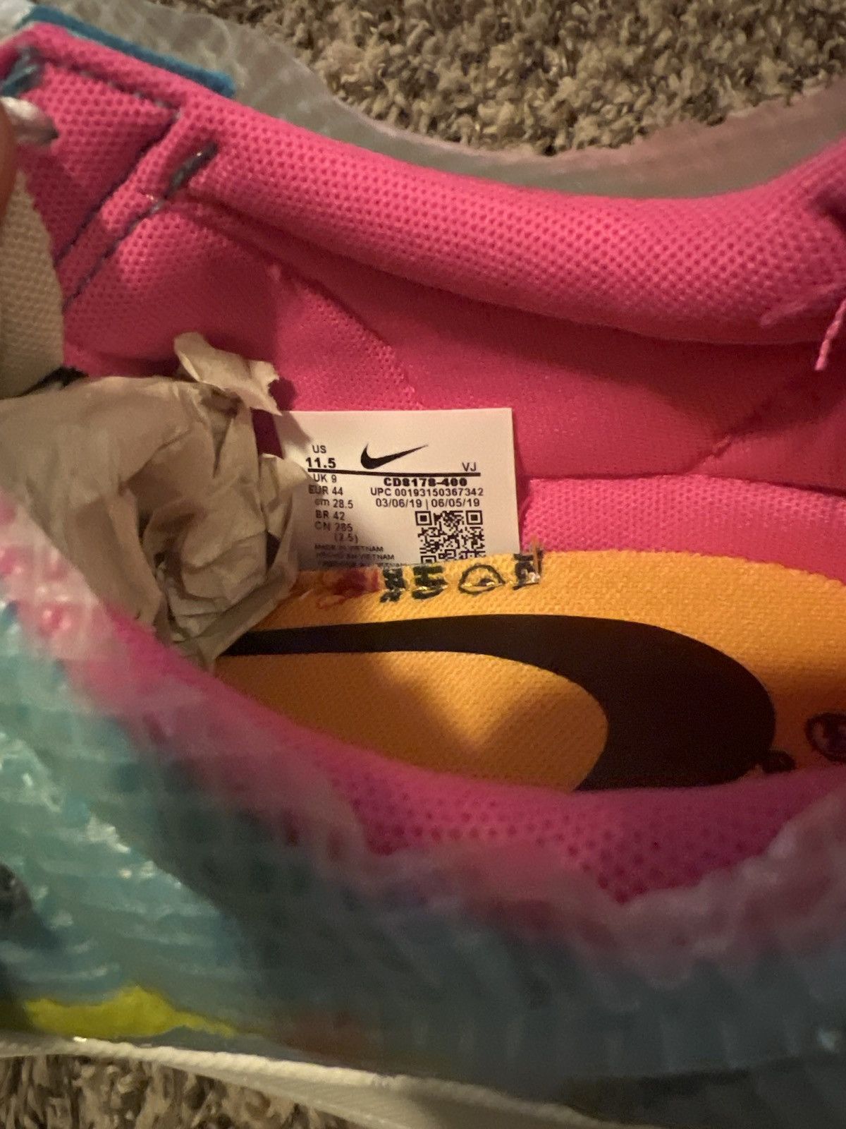 Nike × Off-White Off-white Vapor St., Nike size 10 Size US 10 / EU 43 - 7 Thumbnail