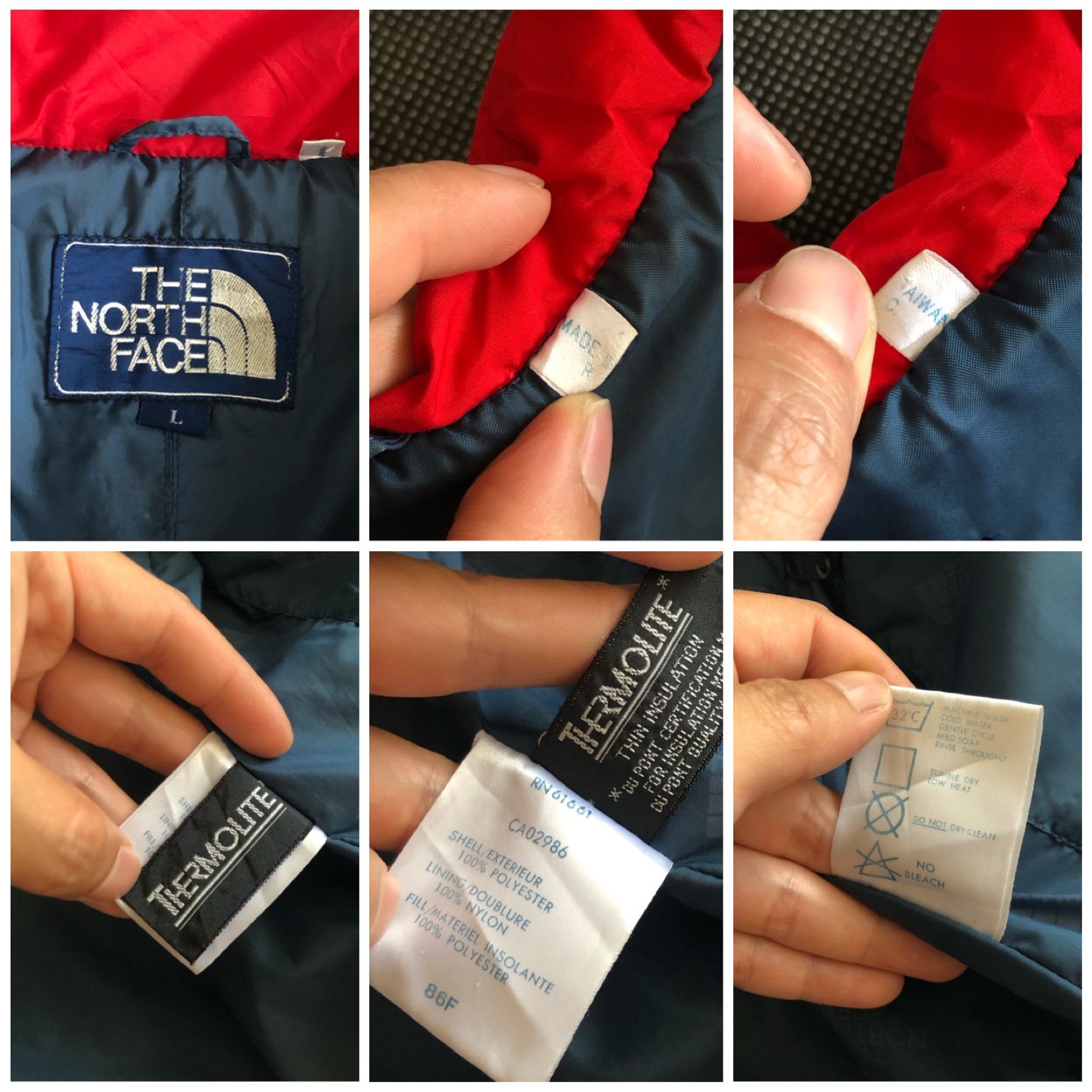 The North Face RARE🔥VINTAGE TNF BLUE LABEL X DUPONT LIGHT PUFFER JACKET Size US M / EU 48-50 / 2 - 24 Thumbnail