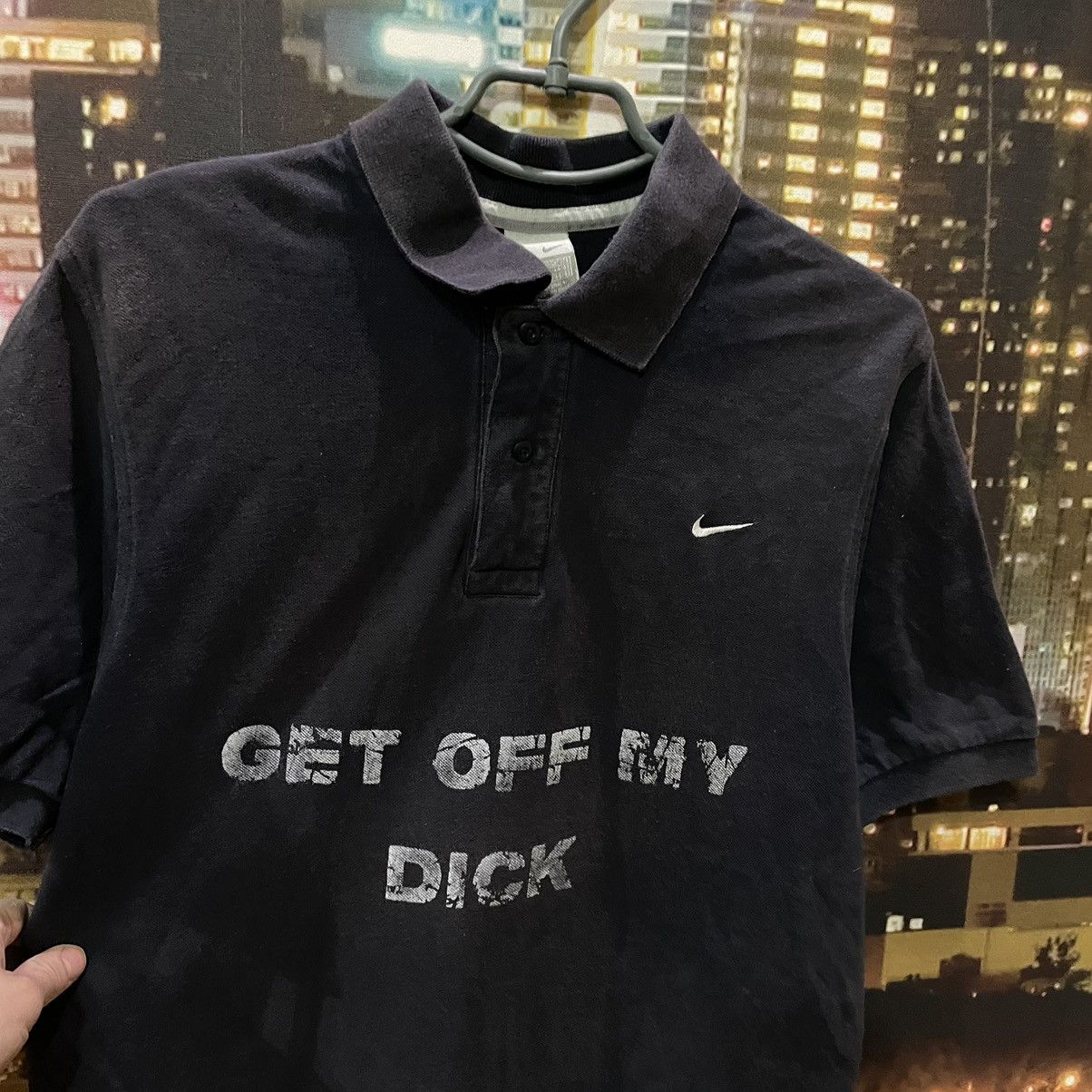 Nike VINTAGE 90S NIKE TEE GET OFF MY DICK PENIS FUNNY PORNO Size US S / EU 44-46 / 1 - 4 Thumbnail