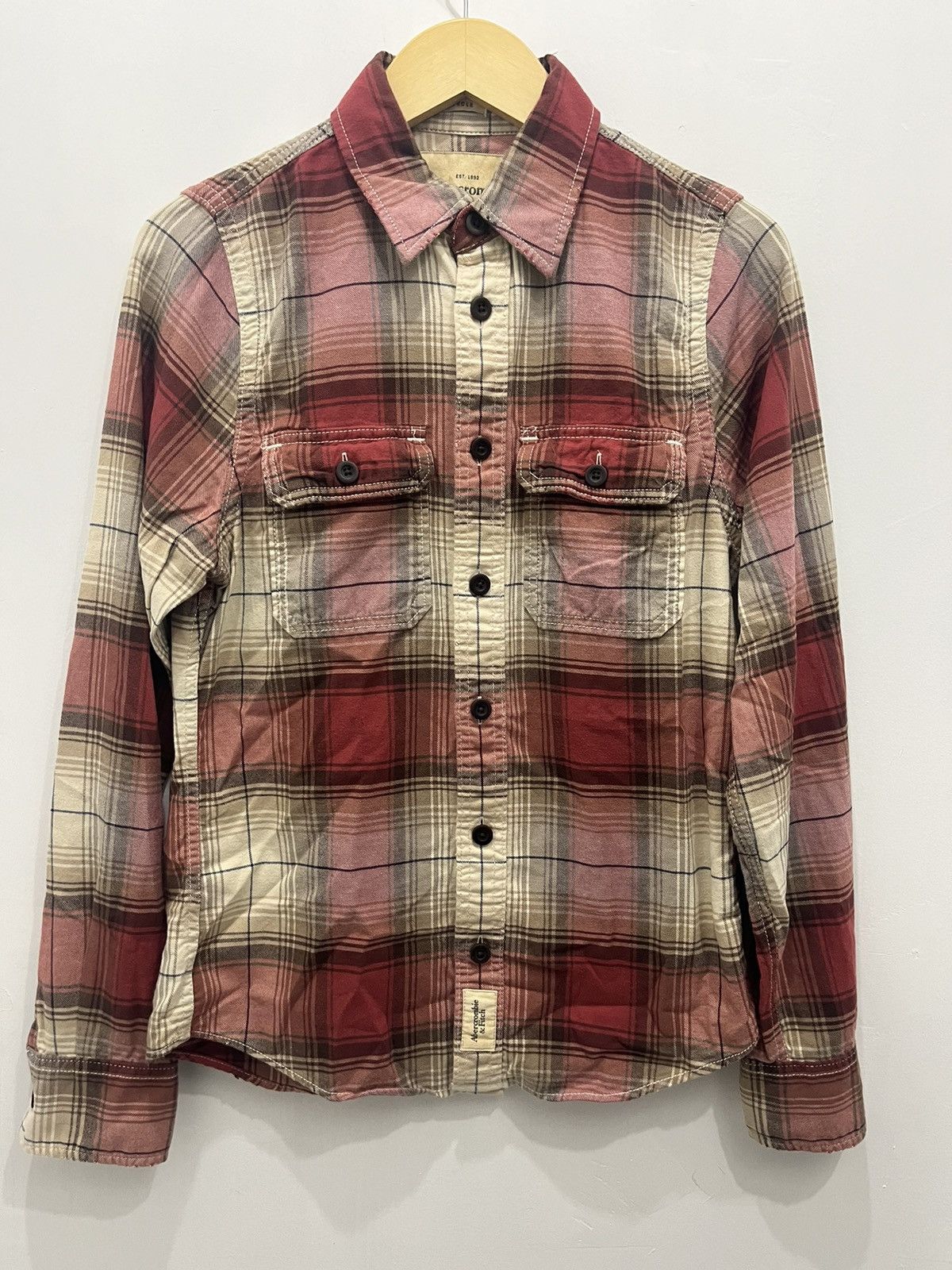 Vintage Abercrombie Flannel double pocket