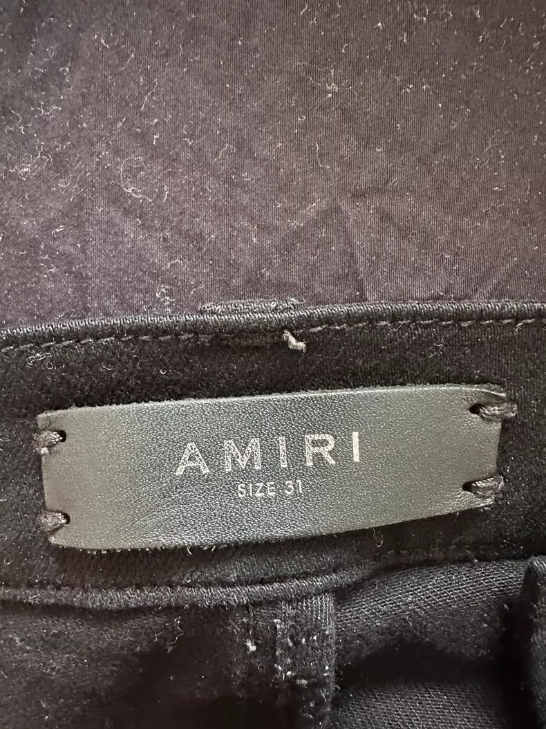 Amiri Amiri Leather patchwork jeans 2501-Nextarrow Size US 31 - 3 Thumbnail