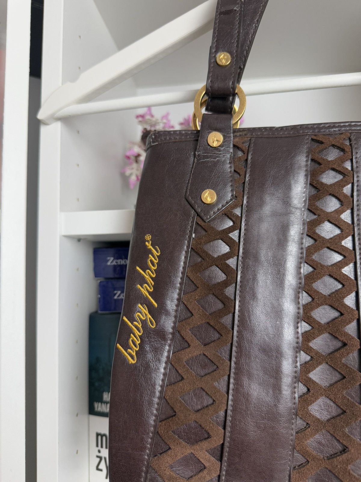 Japanese Brand Vintage y2k Baby phat leather shoulder hand bag avantgarde Size ONE SIZE - 3 Thumbnail