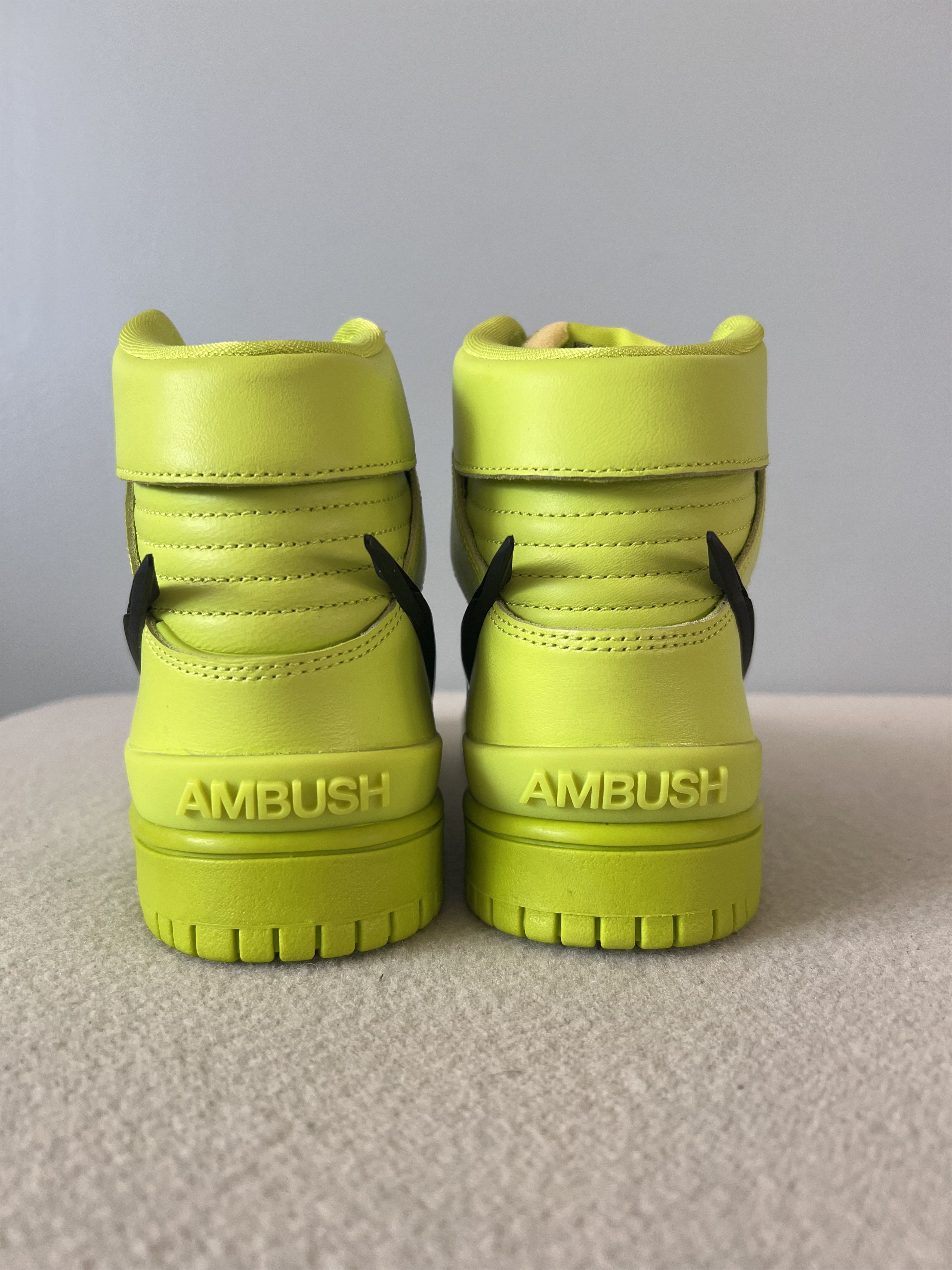 Ambush Nike Dunk Hi in Atomic Green