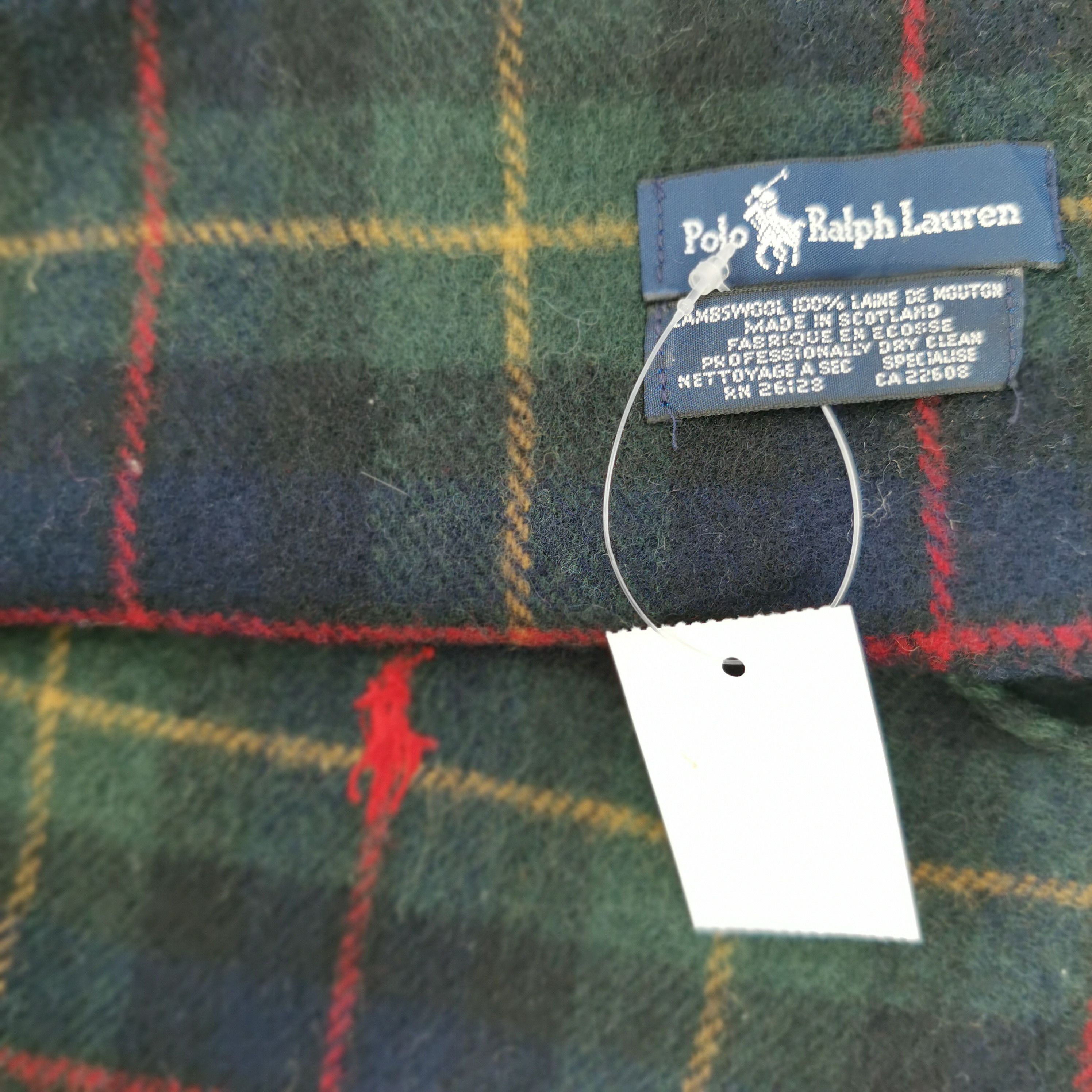 Polo Ralph Lauren Vintage Polo Ralph Lauren Scarf Muffler Wool Scarves Size ONE SIZE - 4 Thumbnail
