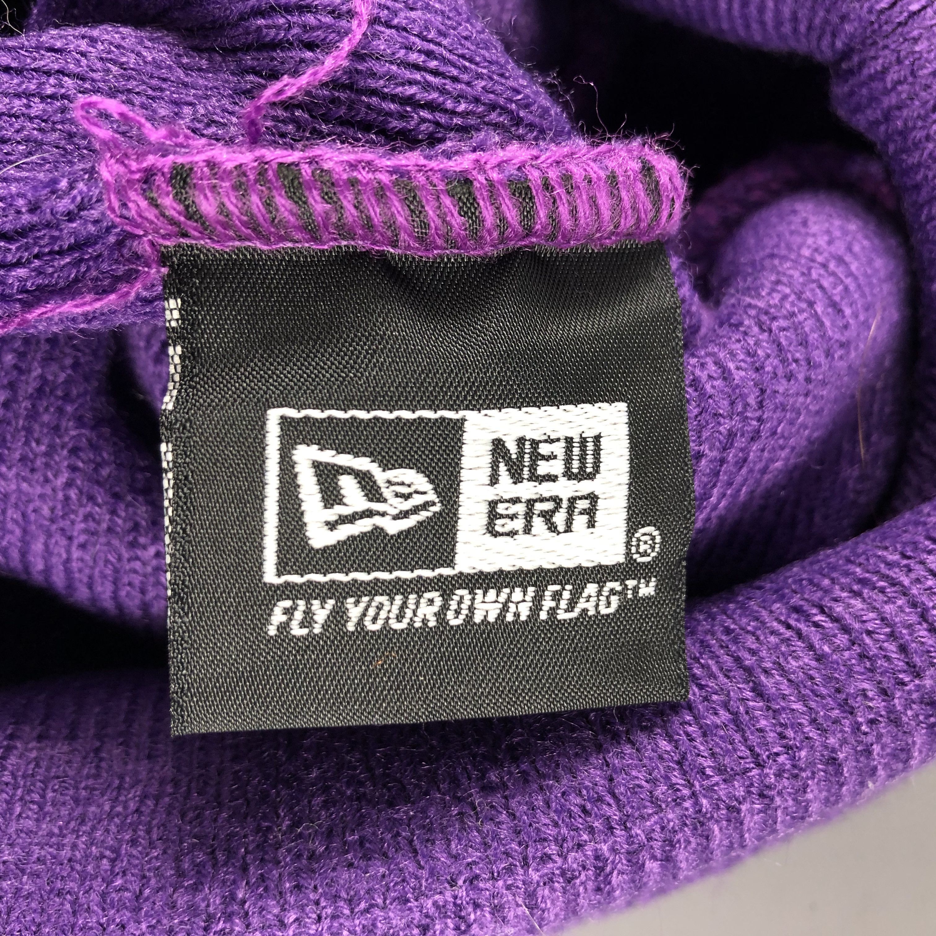 New Era × Vintage New Era Purple Plain Beanie Snow Hat Snow Cap -D847 Size ONE SIZE - 5 Thumbnail