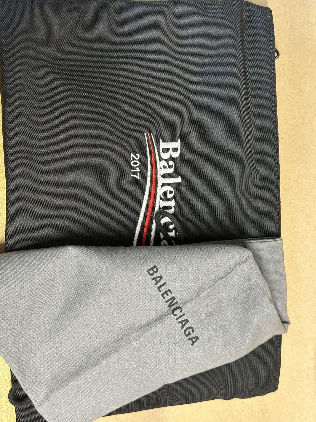 Balenciaga BALENCIAGA Political Campaign Nylon zipper clutch Size ONE SIZE - 8 Thumbnail