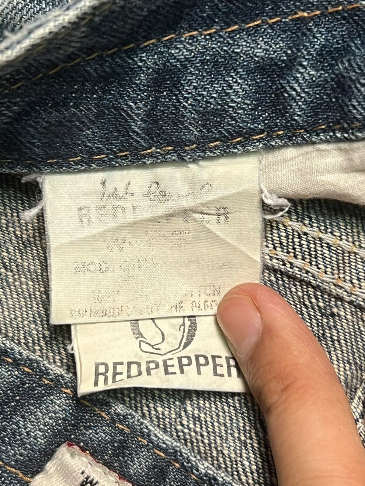 Japanese Brand Bootcut Vintage Red Pepper Up Grade - Faded,Distressed Denim Size US 28 / EU 44 - 9 Thumbnail