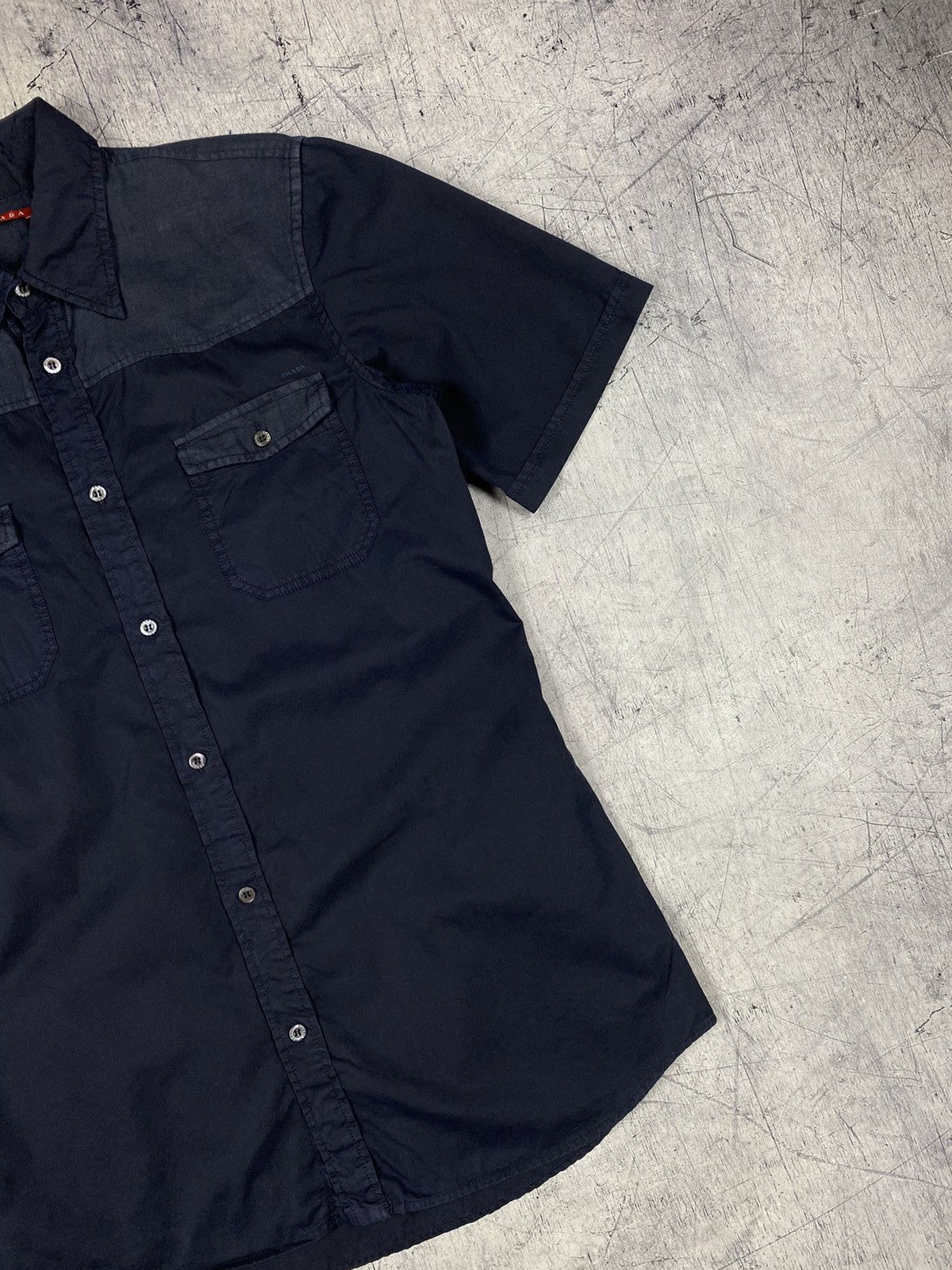 Prada × Vintage Vintage Prada Designer Luxury Button Up Shirt Size US M / EU 48-50 / 2 - 4 Thumbnail