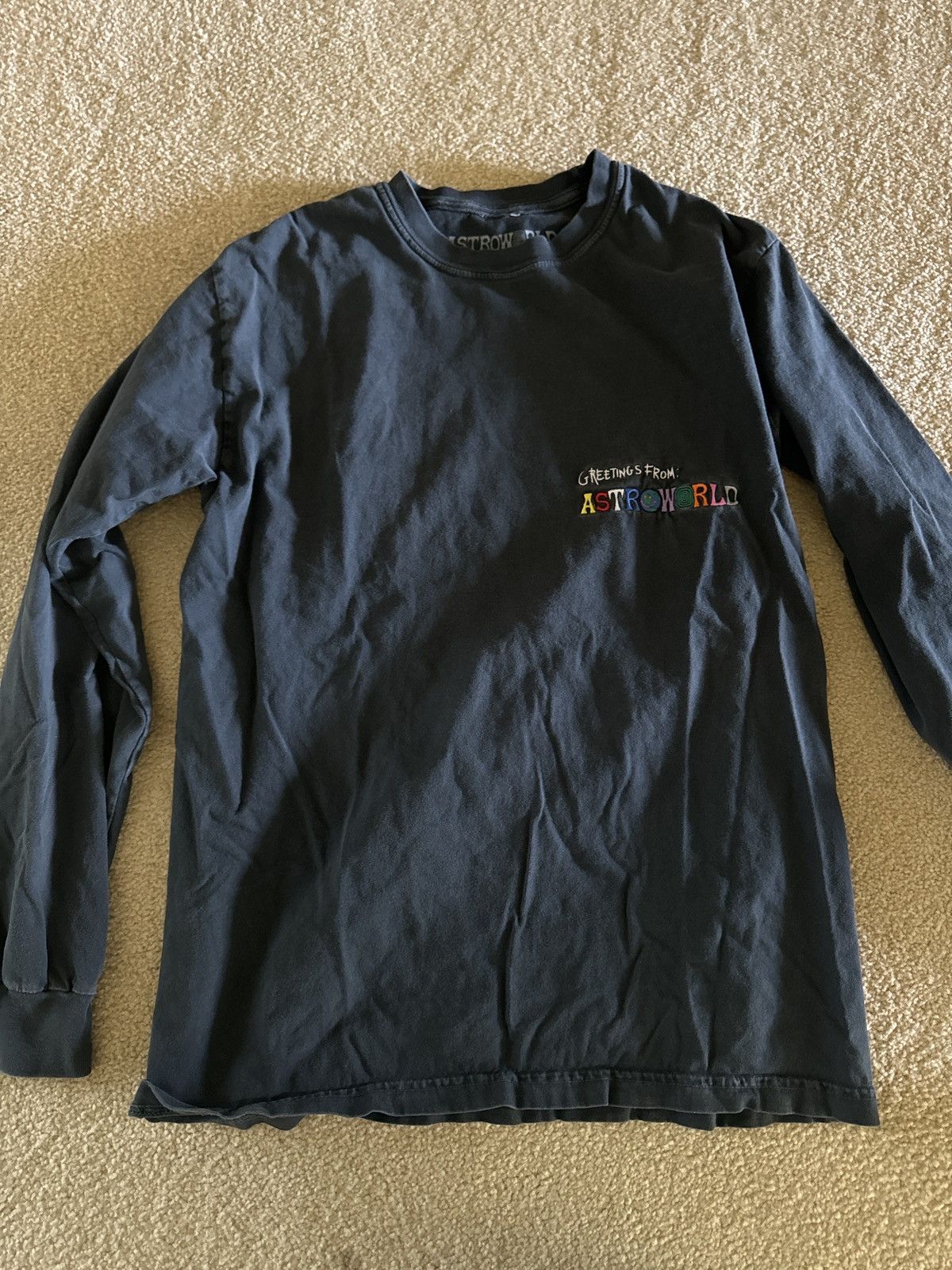 Band Tees Travis Scott Astroworld Long Sleeve Size US S / EU 44-46 / 1 - 1 Thumbnail