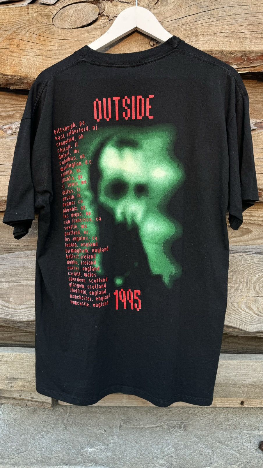 Band Tees × Vintage 1995 Vintage David Bowie The Hearts Felthy Lesson T-Shirt Size US XL / EU 56 / 4 - 17 Thumbnail