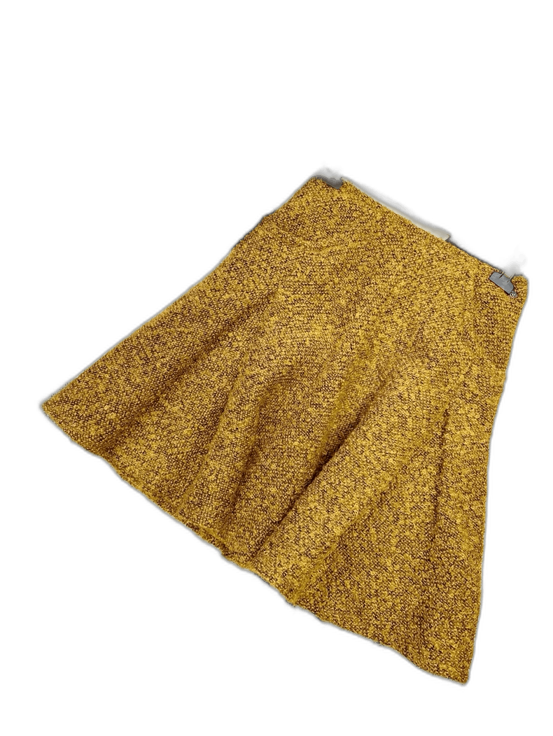 Chanel Yellow Flared Skirt Size 38