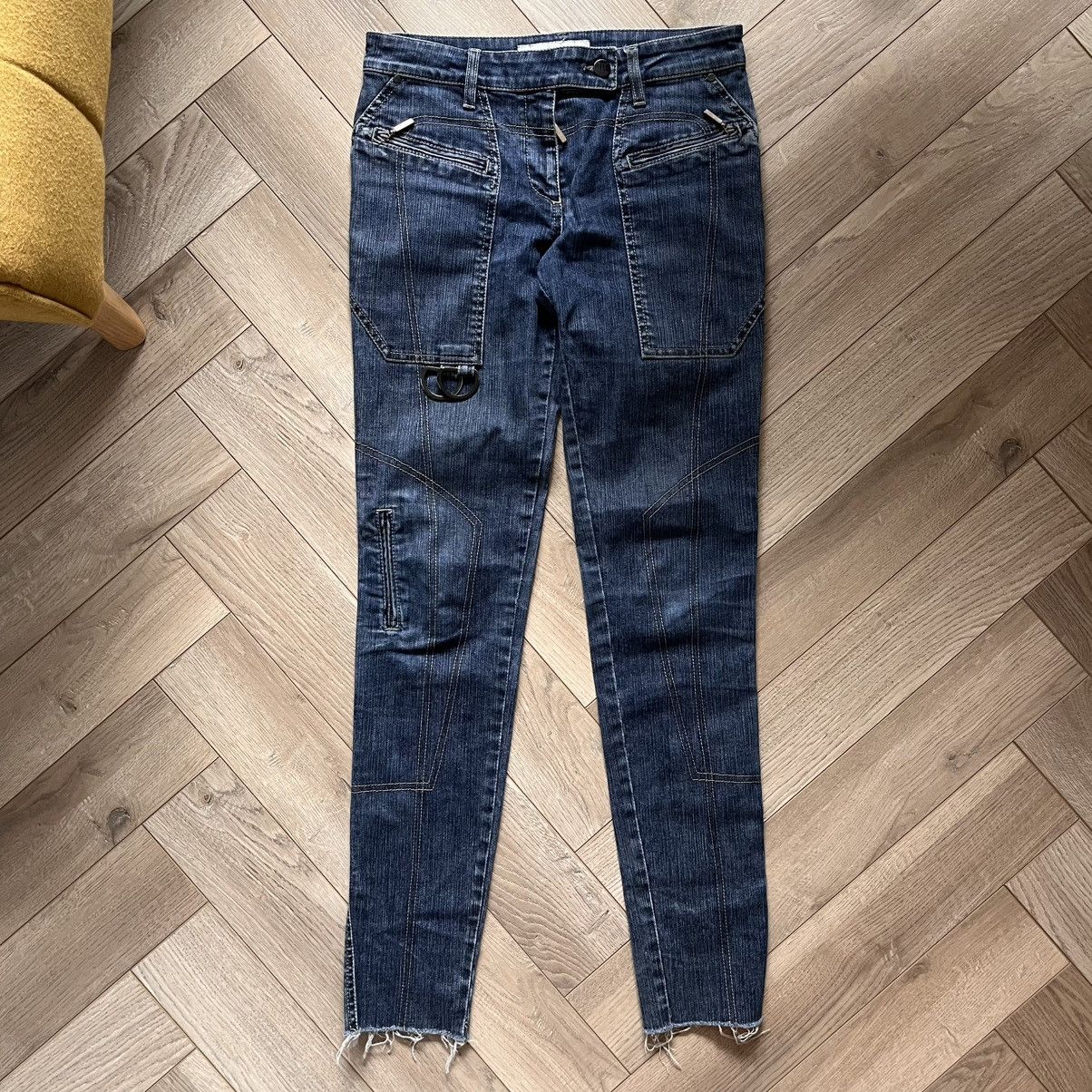 Stella McCartney Stella McCartney Pre SS06 Archive Biker Denim Jeans Size 27" / US 4 / IT 40 - 1 Thumbnail