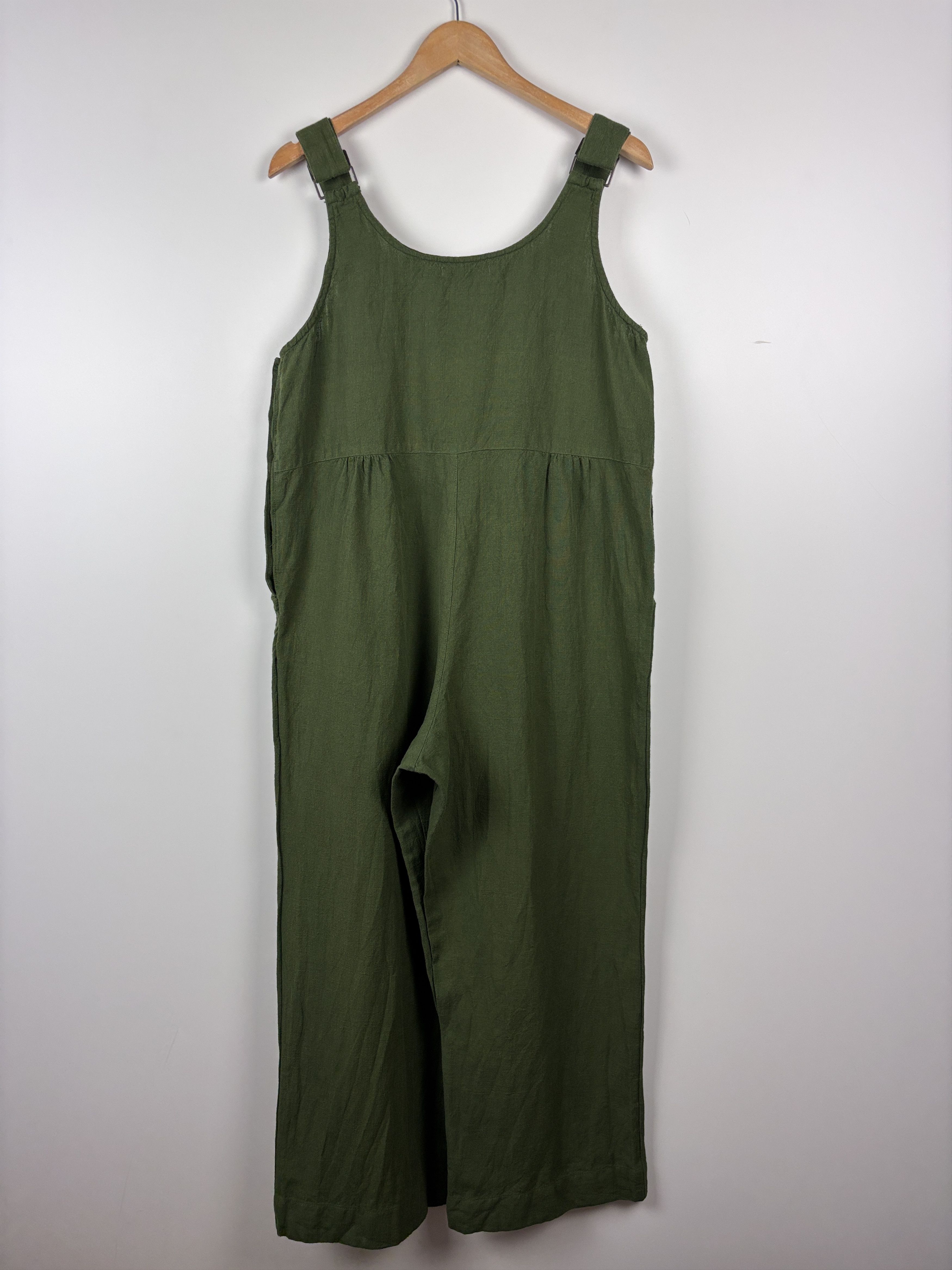 Gudrun Sjoden Gudrun Sjoden Dungaree Jumpsuit Overalls Cotton Linen M Size 30" / US 8 / IT 44 - 7 Thumbnail