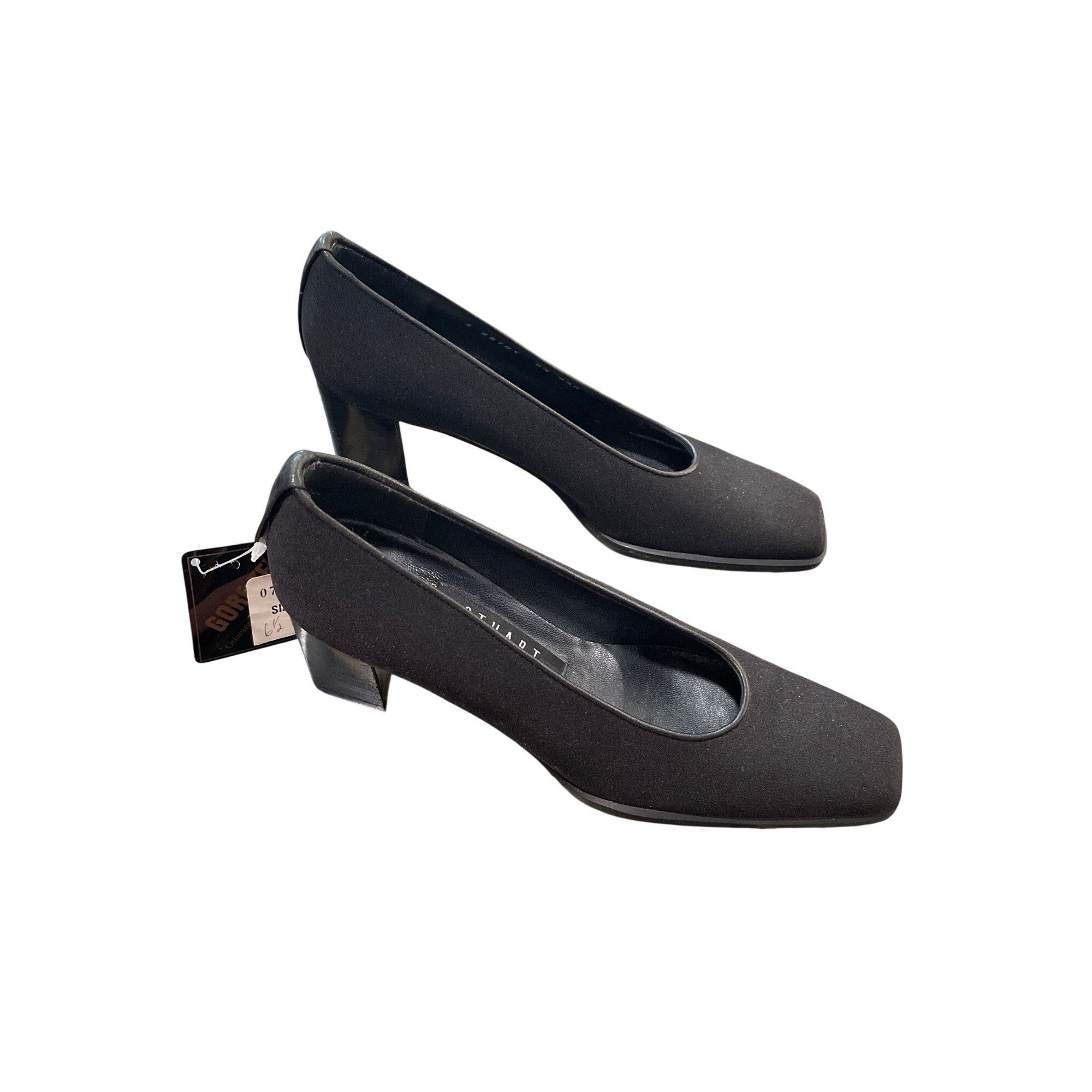 Stuart Weitzman Stuart Weitzman Gore-Tex wms black suede 2.5" block slip on Size US 6.5 / IT 36.5 - 3 Thumbnail