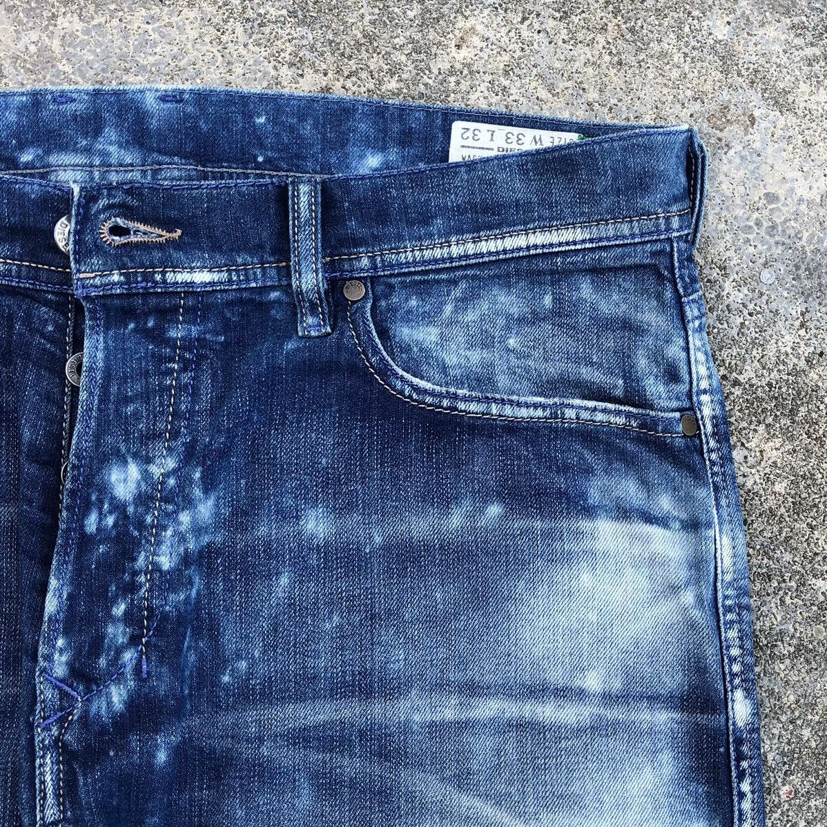 Diesel Diesel TEPPHAR Blue Denim Slim Carrot Pants Made In Italy Size US 33 - 5 Thumbnail